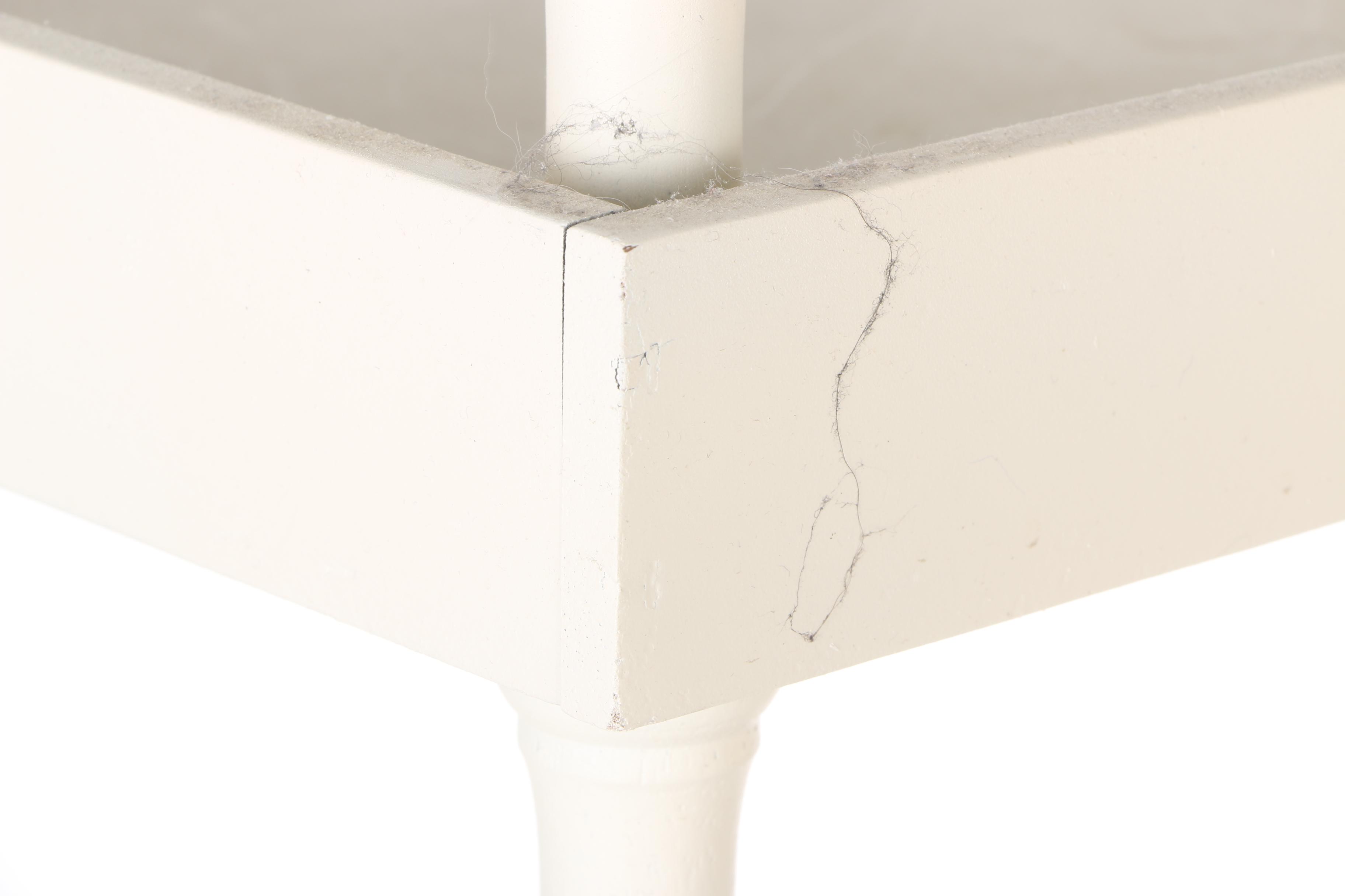 Corner Etagere Shelf in White