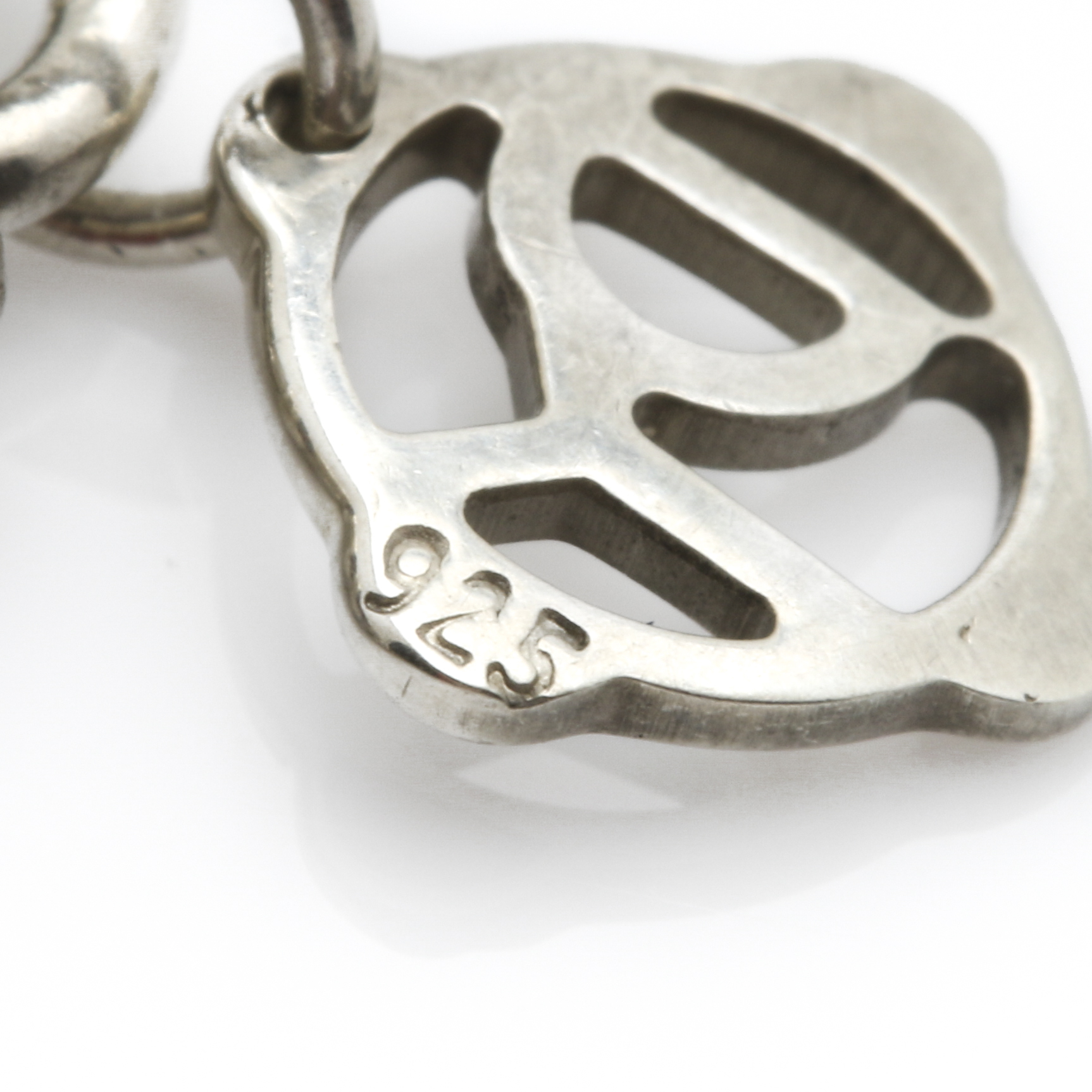 David Yurman Sterling Silver and Diamond Lariat Necklace