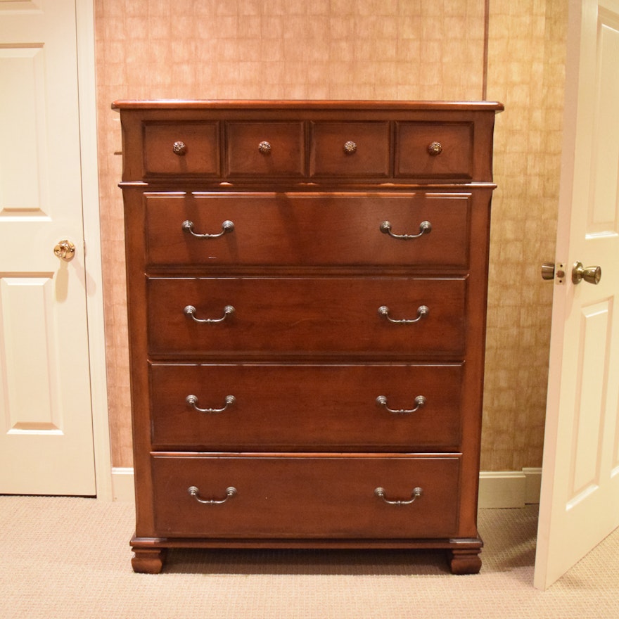 Lane Furniture Cherry Panel Chest of Drawers