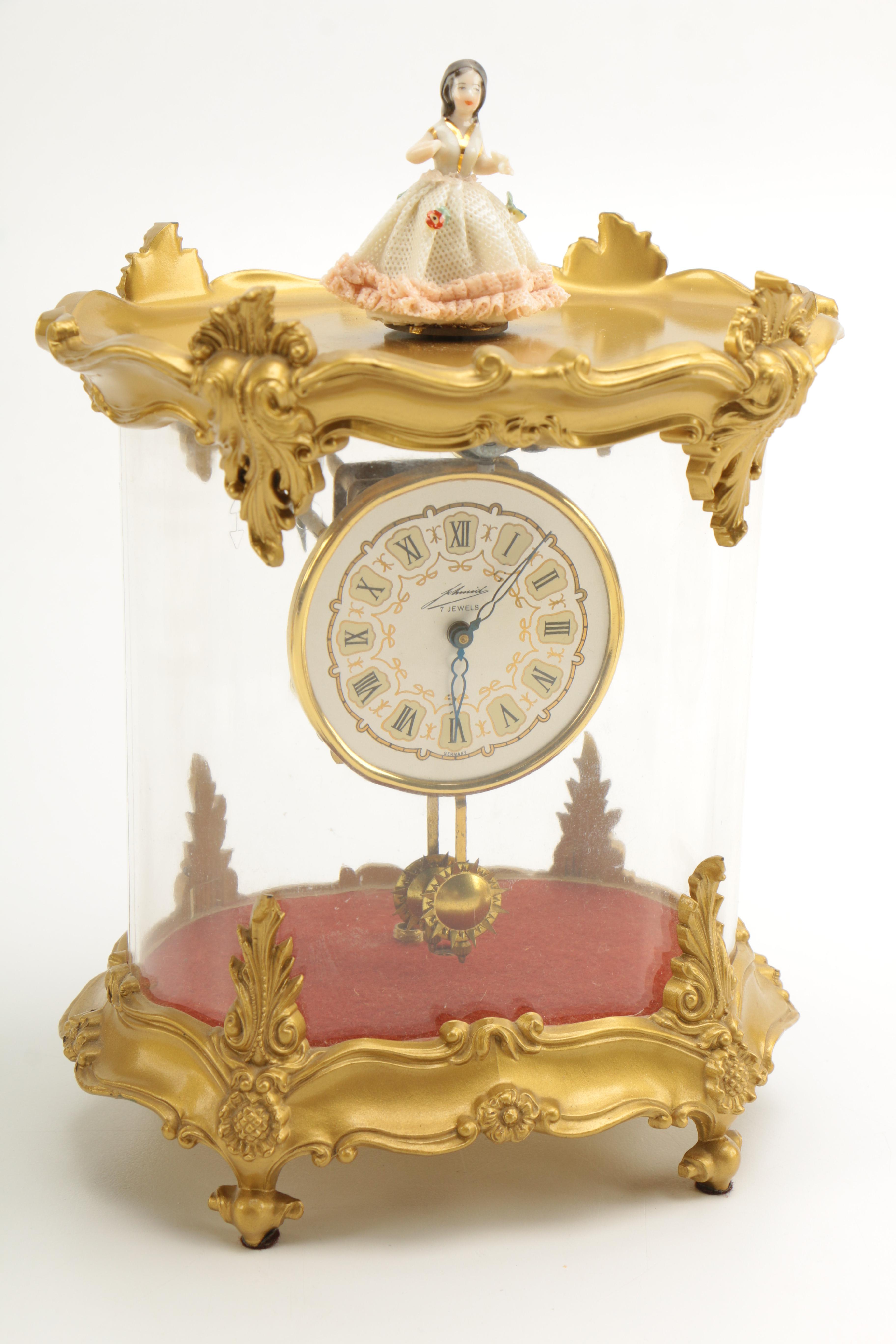 Assortment of Vintage Pendulum Mantle Clocks