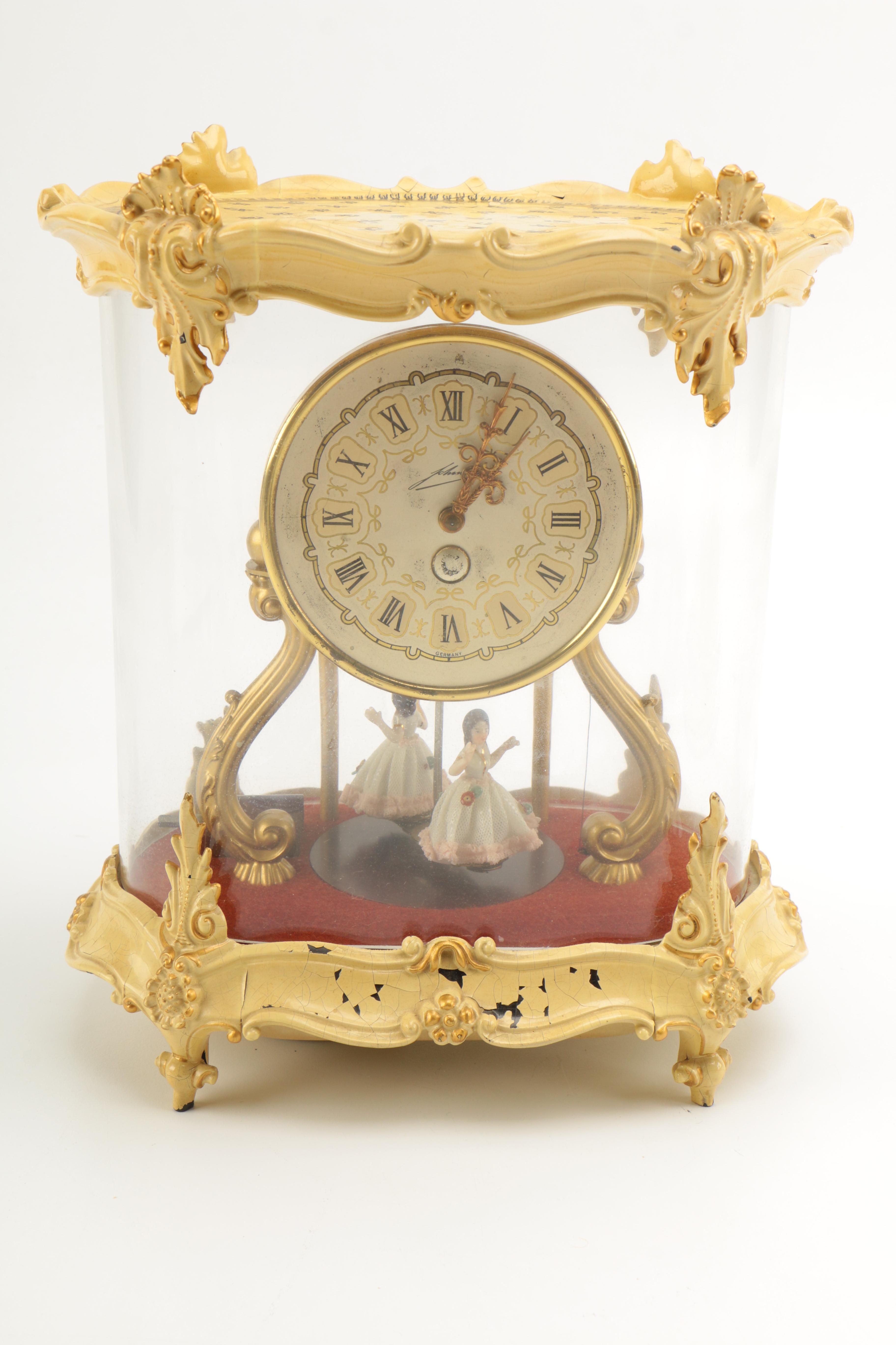 Assortment of Vintage Pendulum Mantle Clocks
