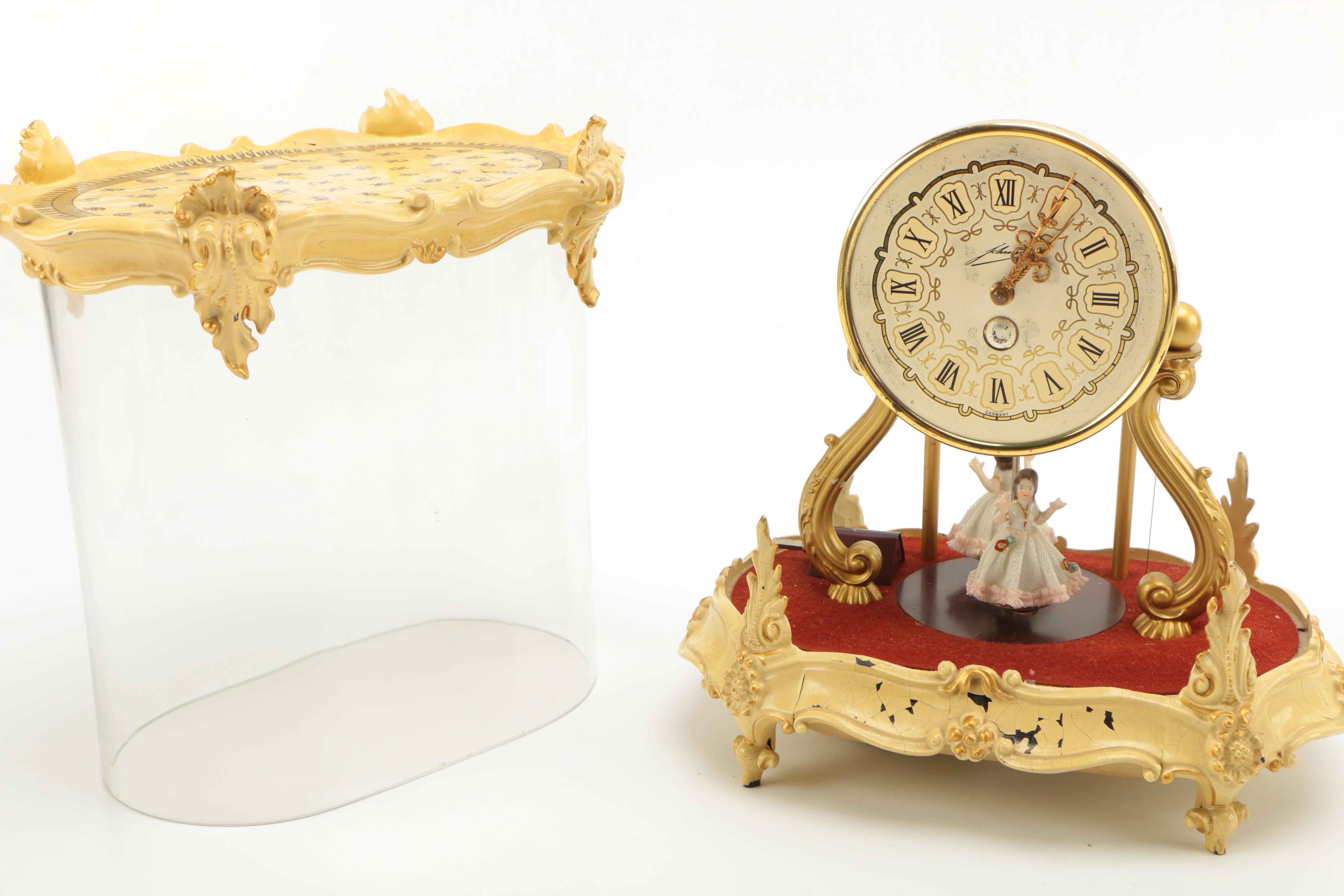 Assortment of Vintage Pendulum Mantle Clocks