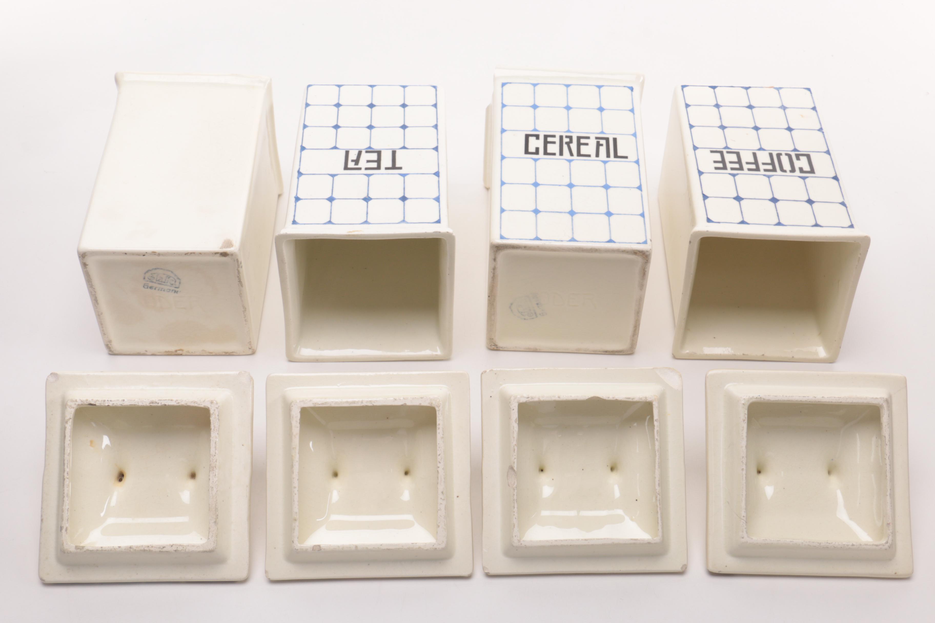 German Staffel Kitchen Canister Set