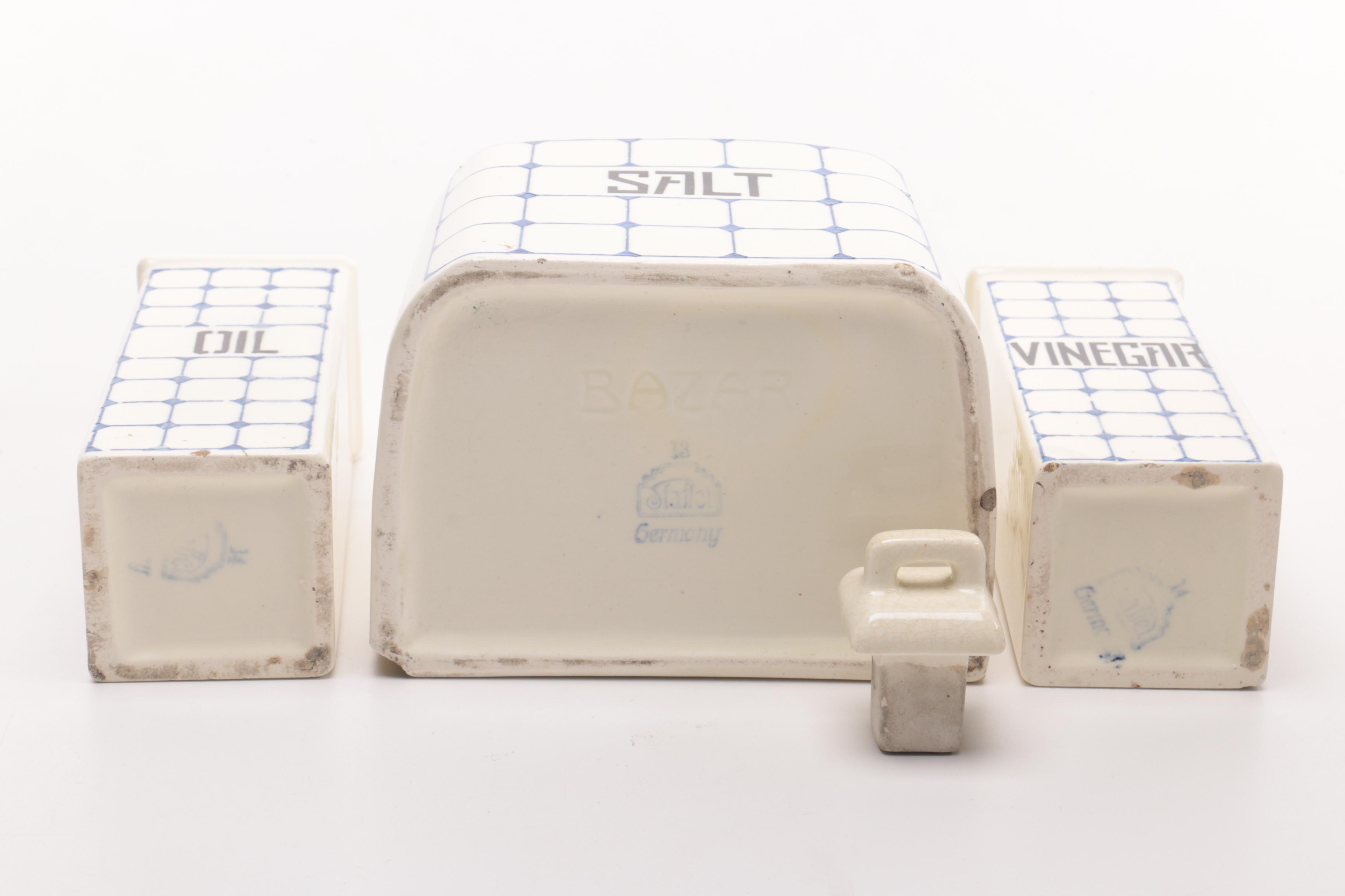 German Staffel Kitchen Canister Set