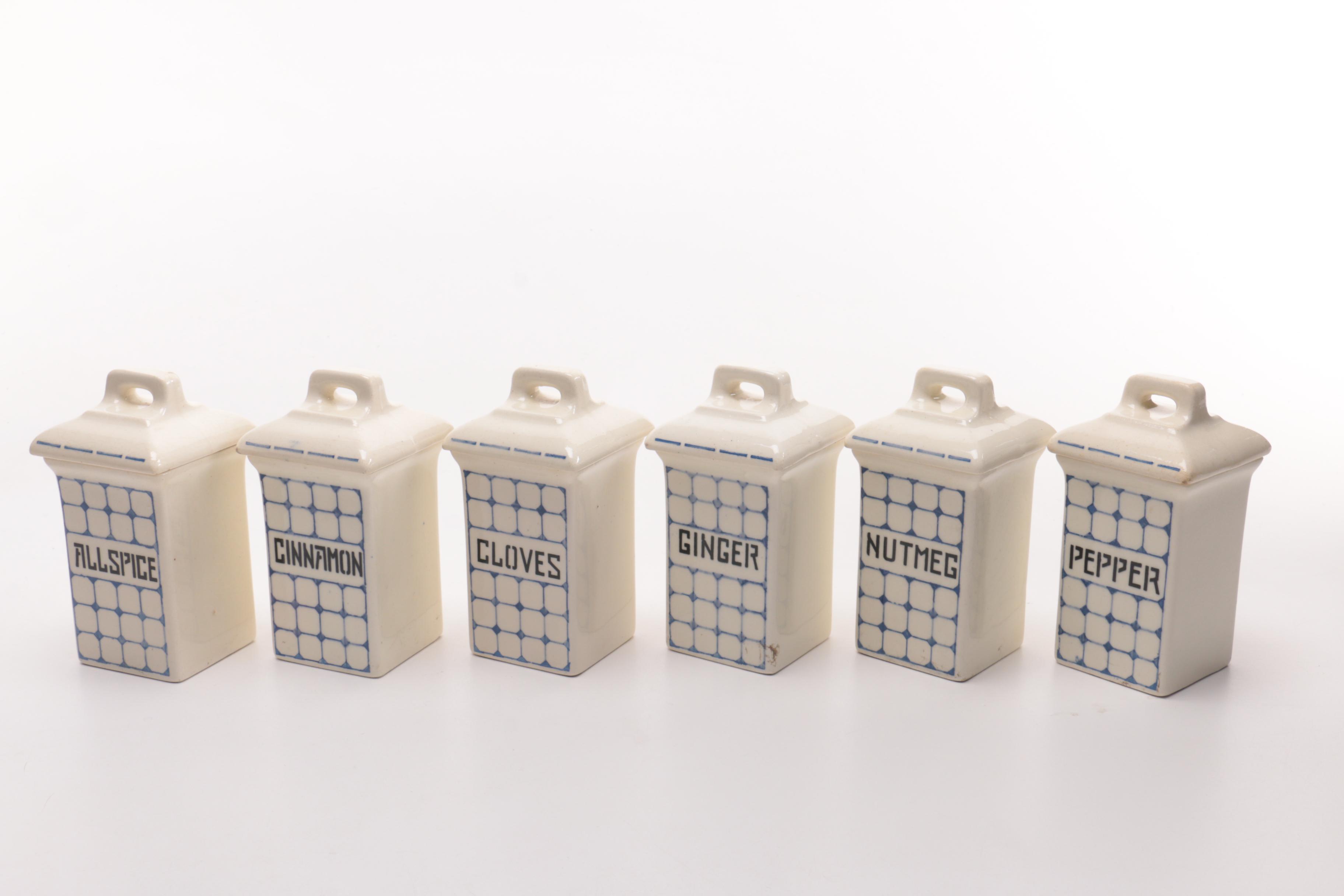 German Staffel Kitchen Canister Set