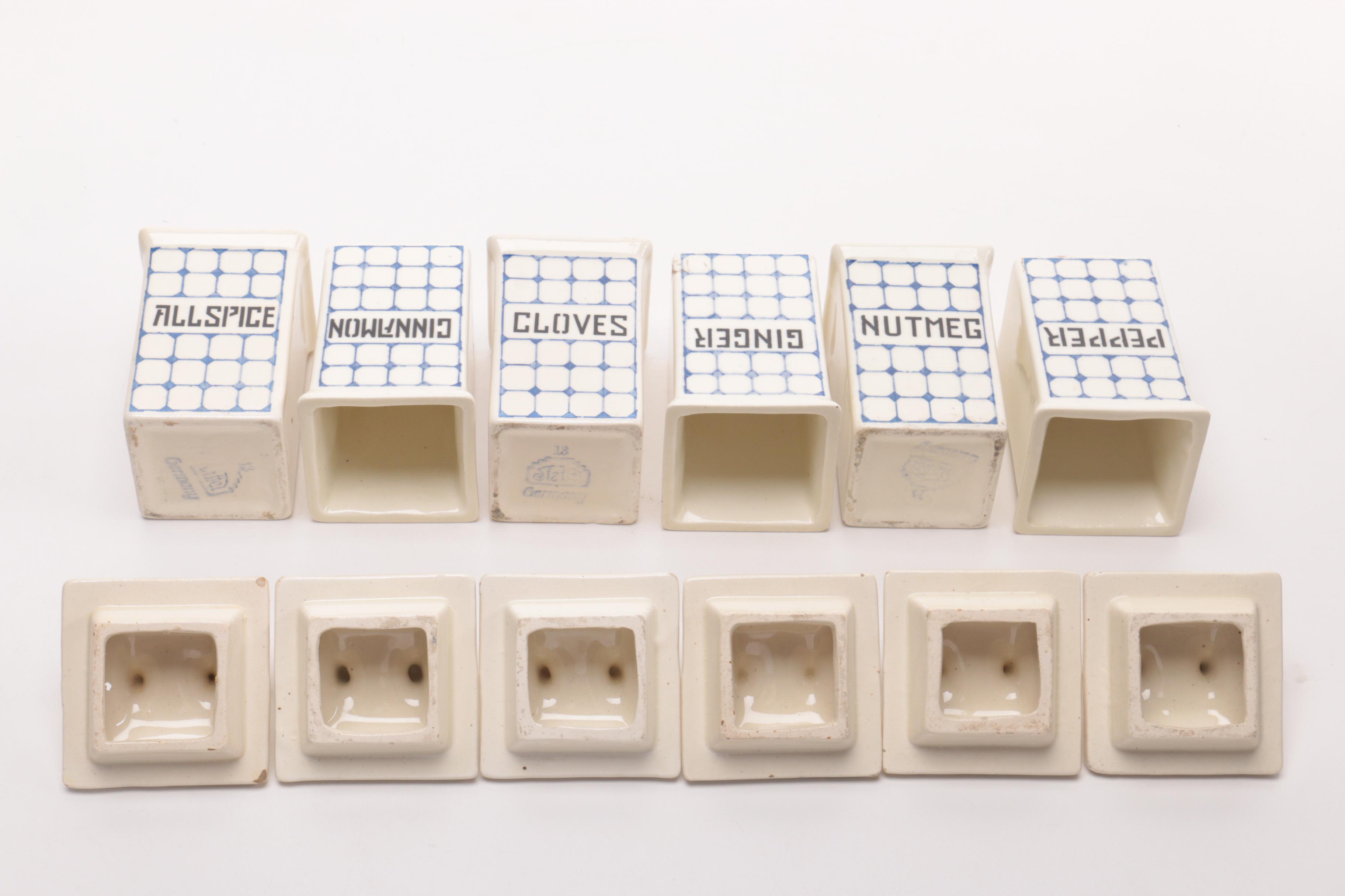 German Staffel Kitchen Canister Set