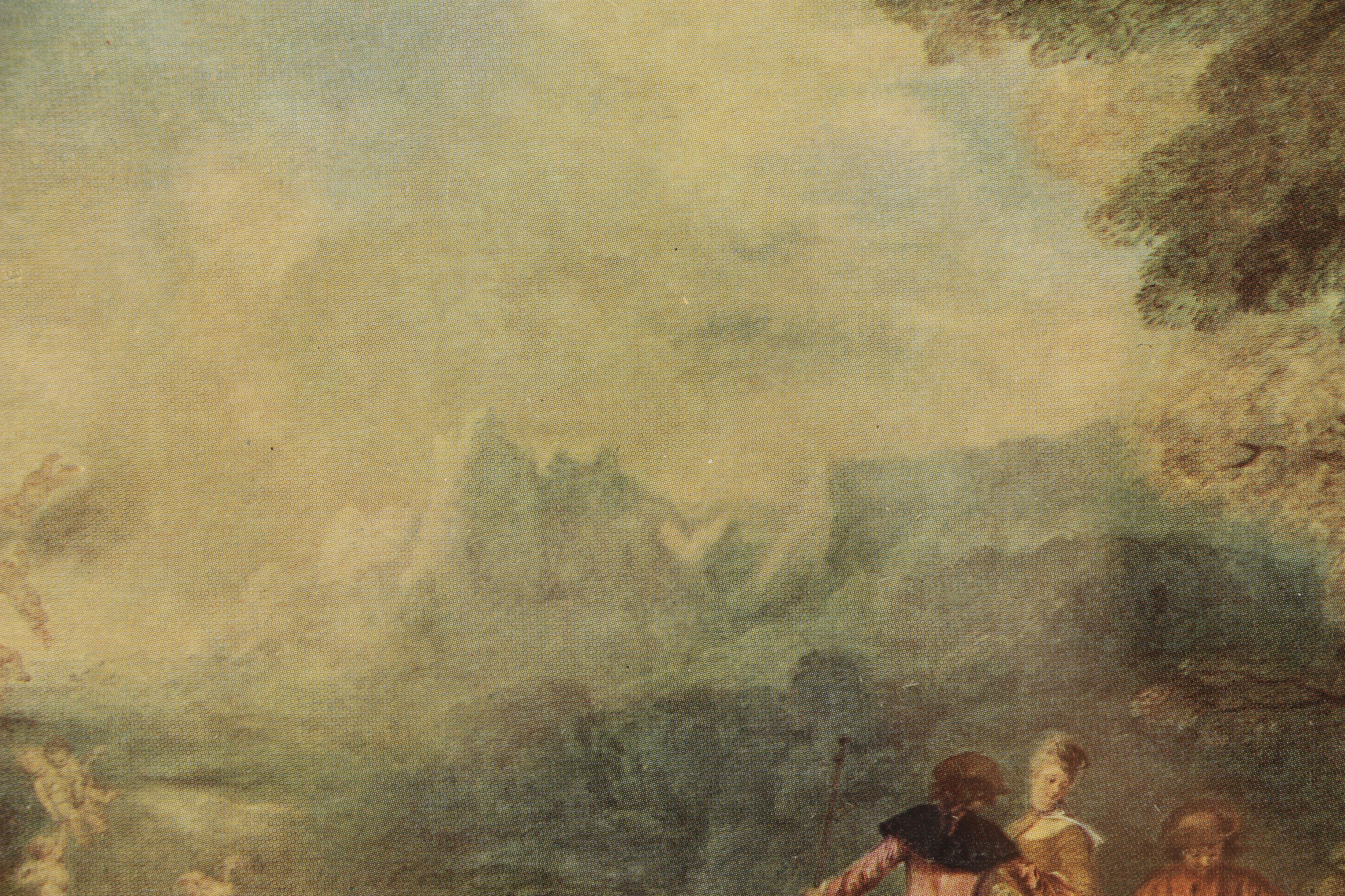Offset Lithograph After Jean-Antoine Watteau's Painting "Embarkation for Cythera"