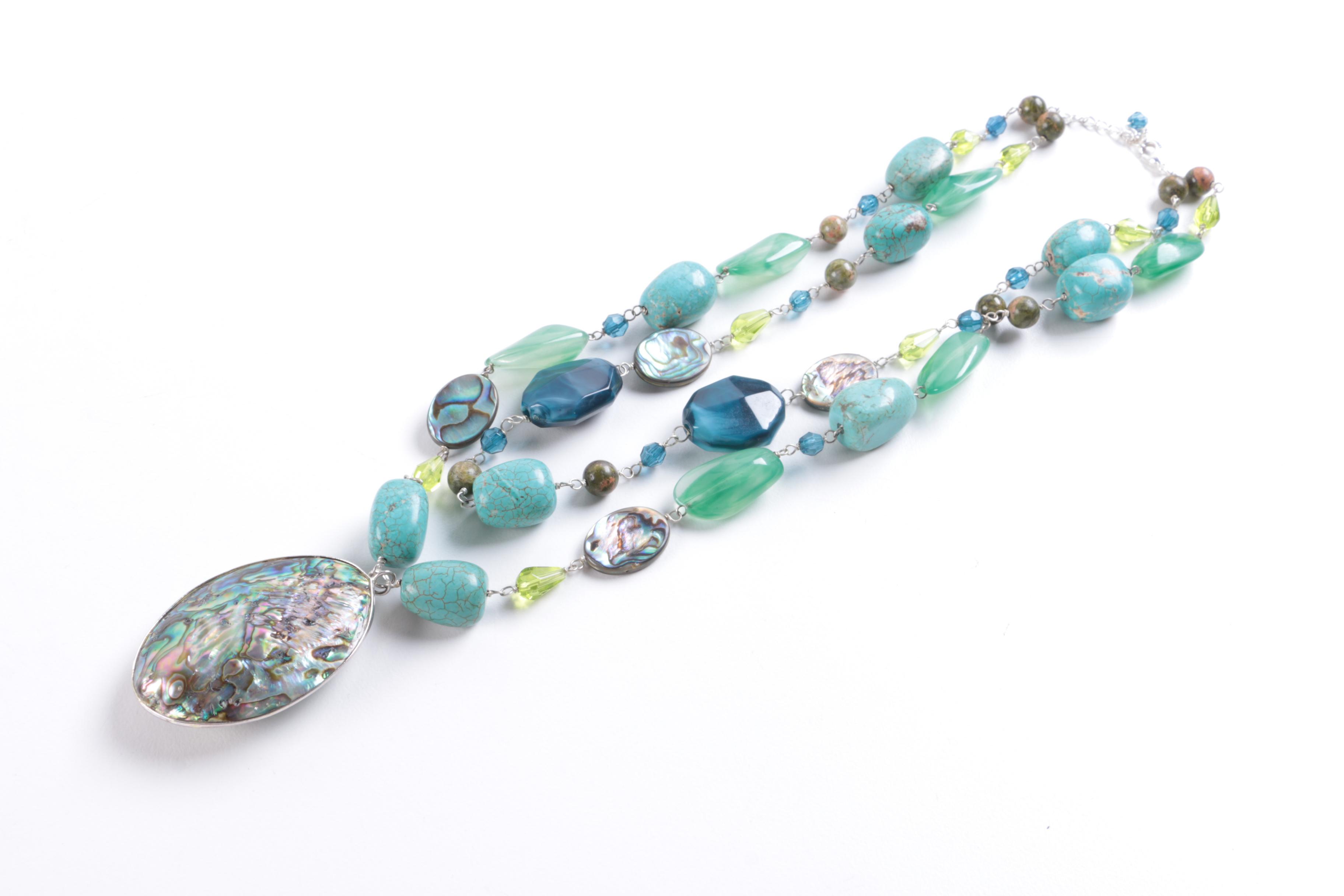 Assorted Beaded Necklaces and Earrings