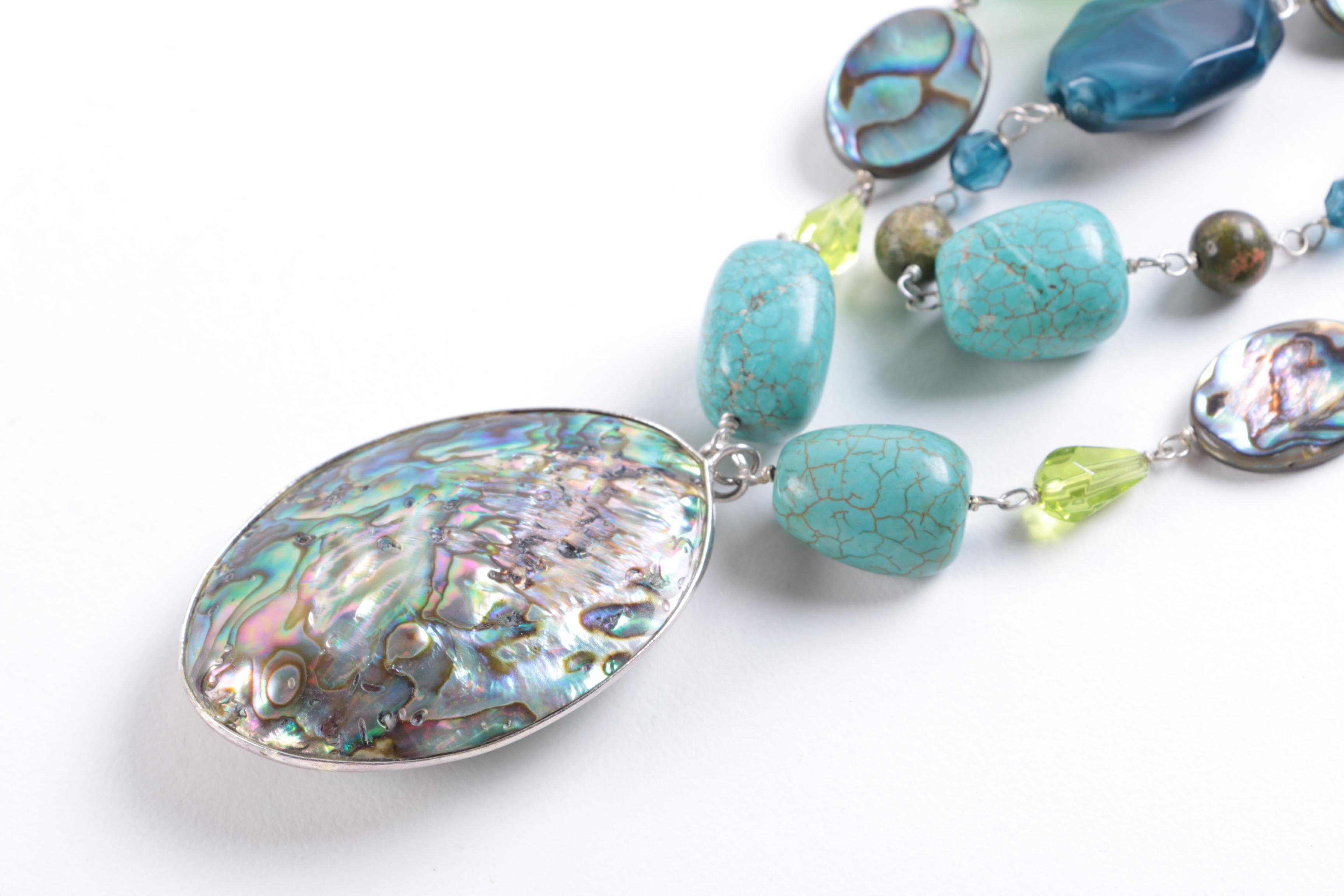 Assorted Beaded Necklaces and Earrings