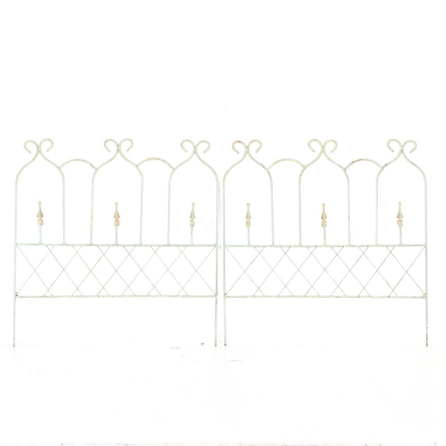 Wrought Iron Garden Edging Fence Panels
