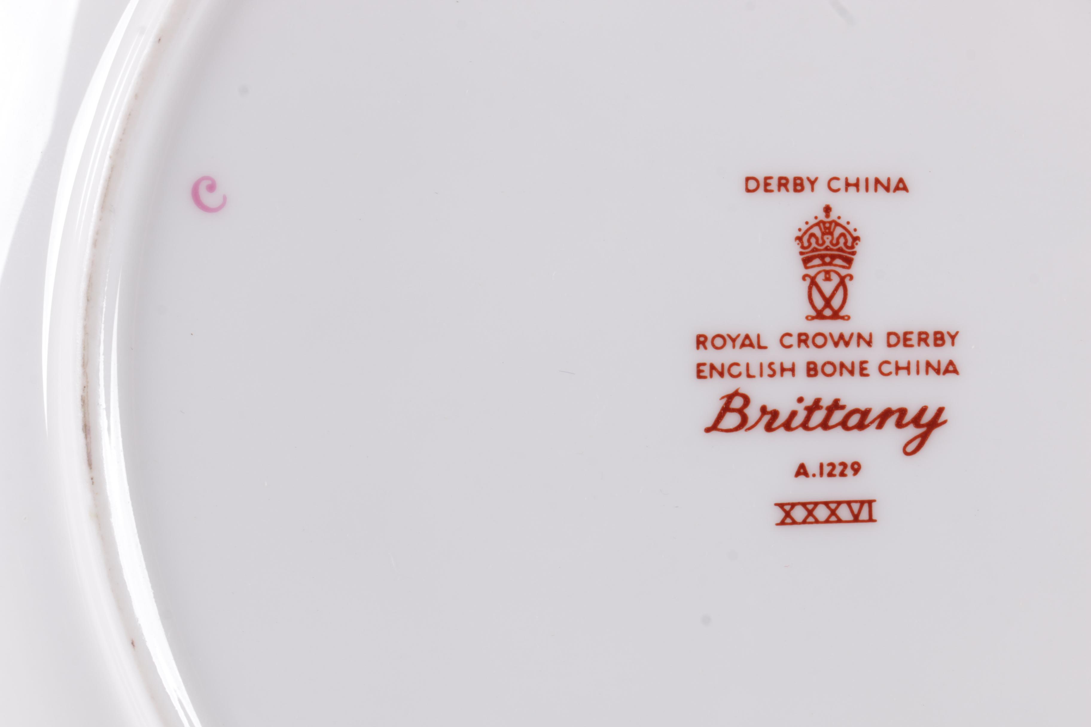 Royal Crown Derby China Plates Assortment