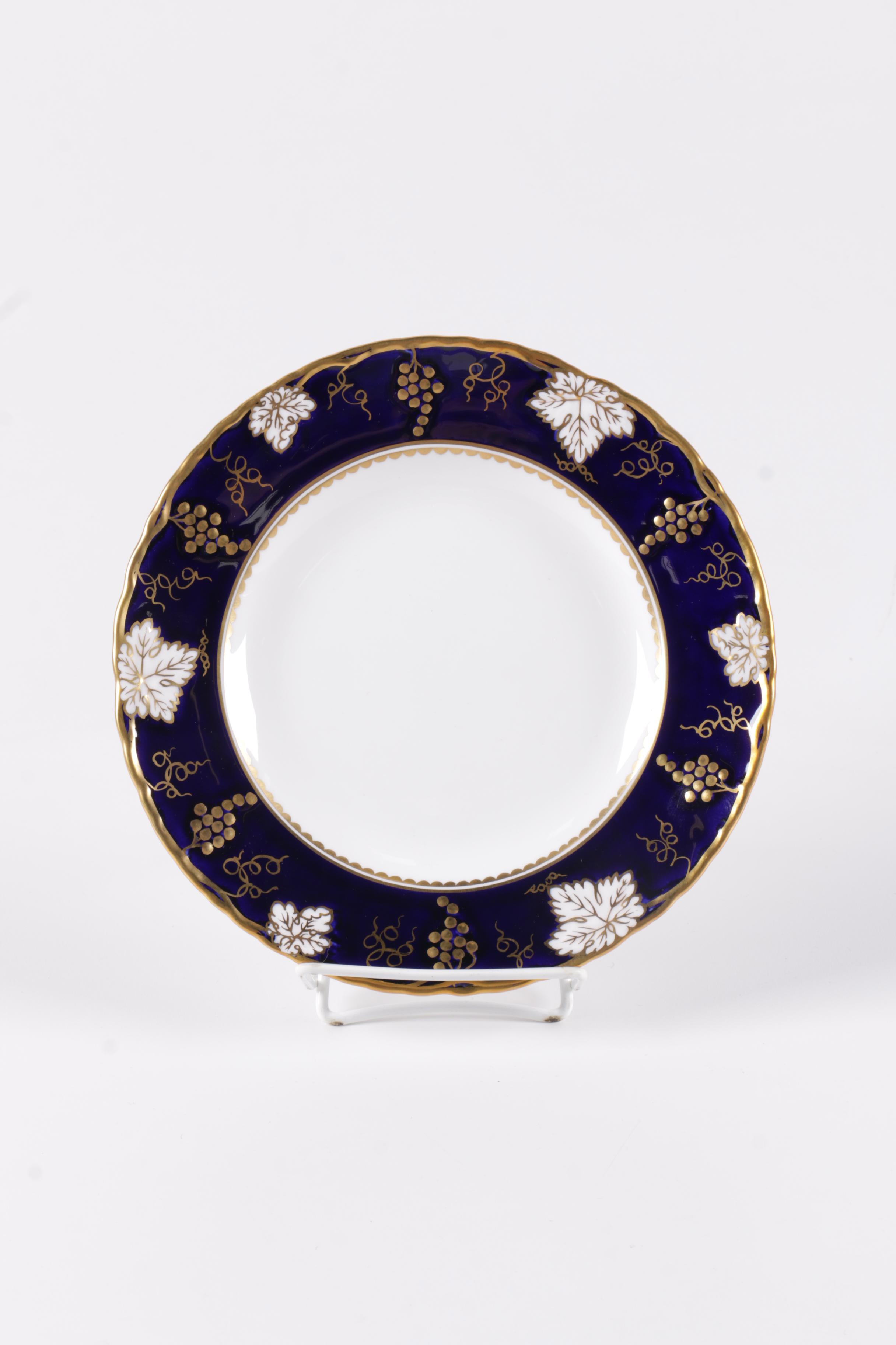 Royal Crown Derby China Plates Assortment
