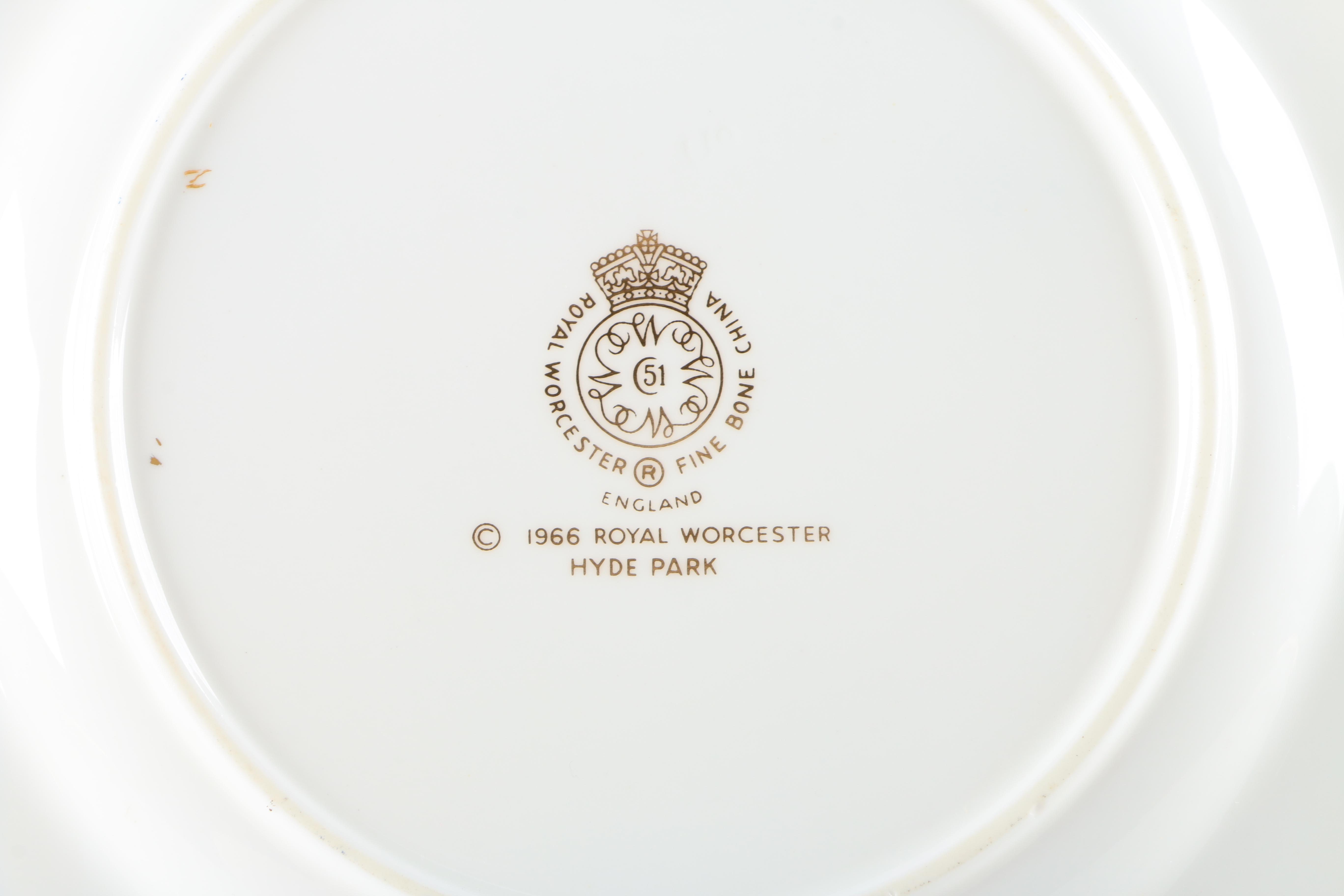 Vintage Royal Worcester and Other Porcelain Tableware