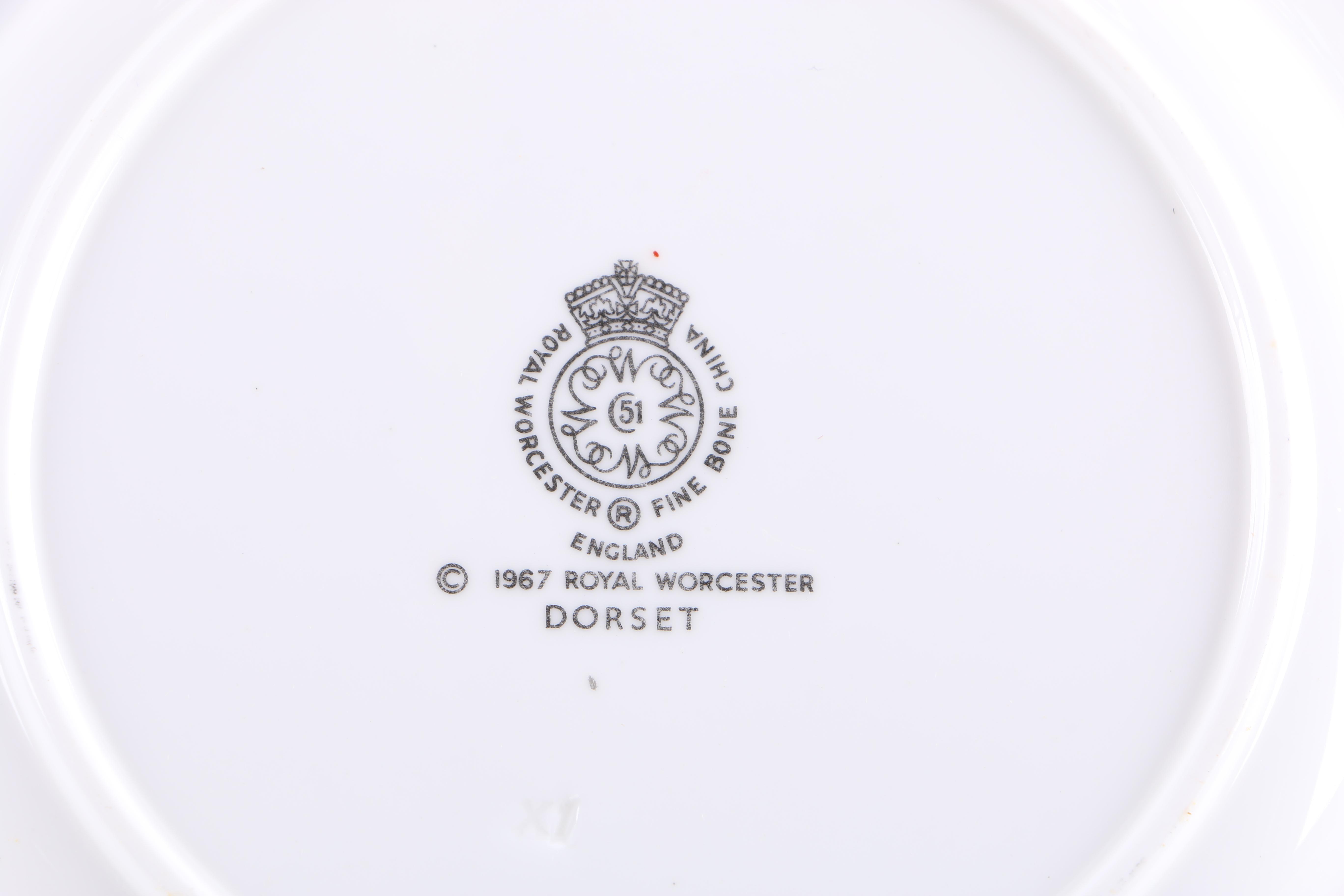 Assorted Silver-Tone Rim China Plates