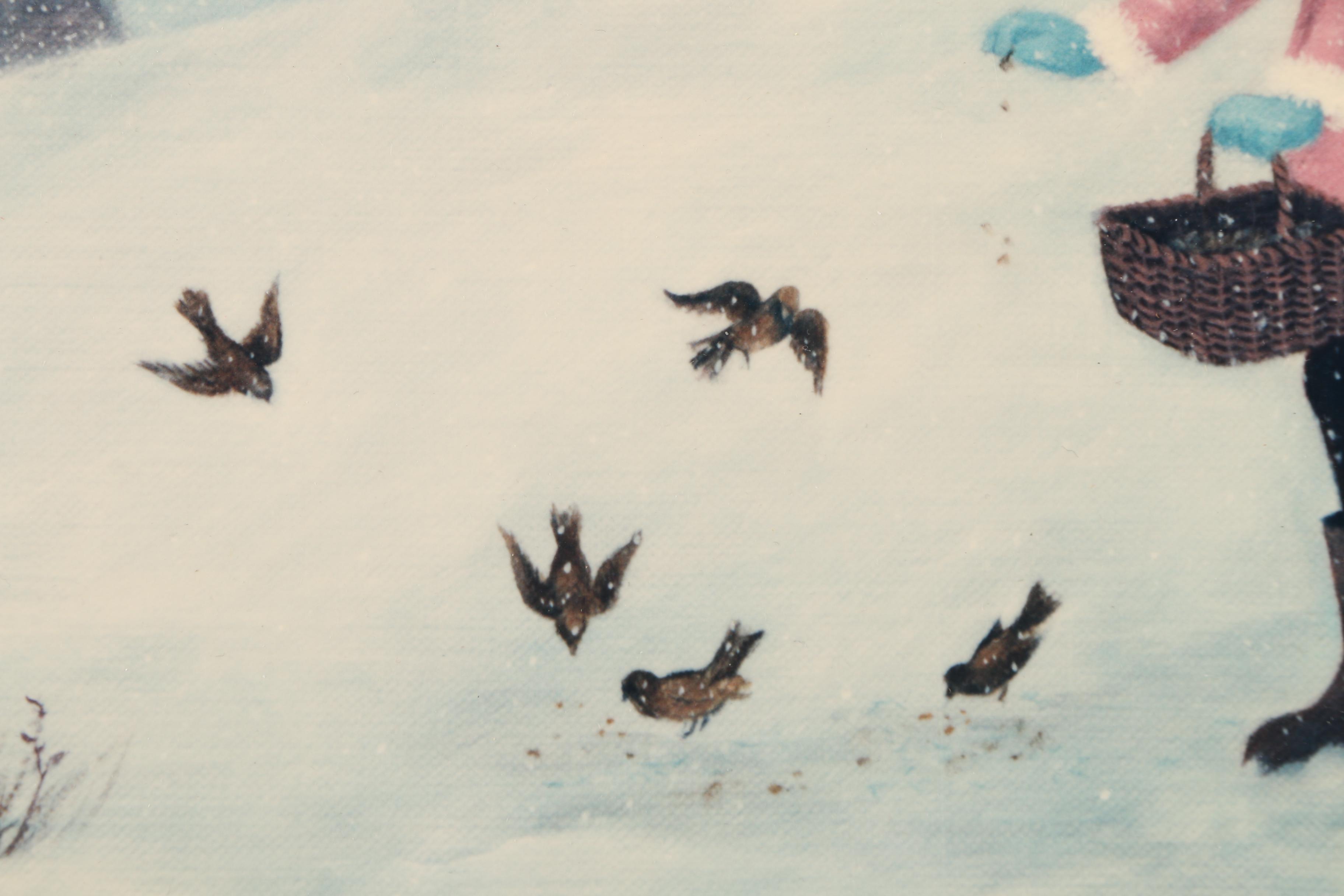 After Lorraine Trester Limited Edition Giclee Print "First Snow"