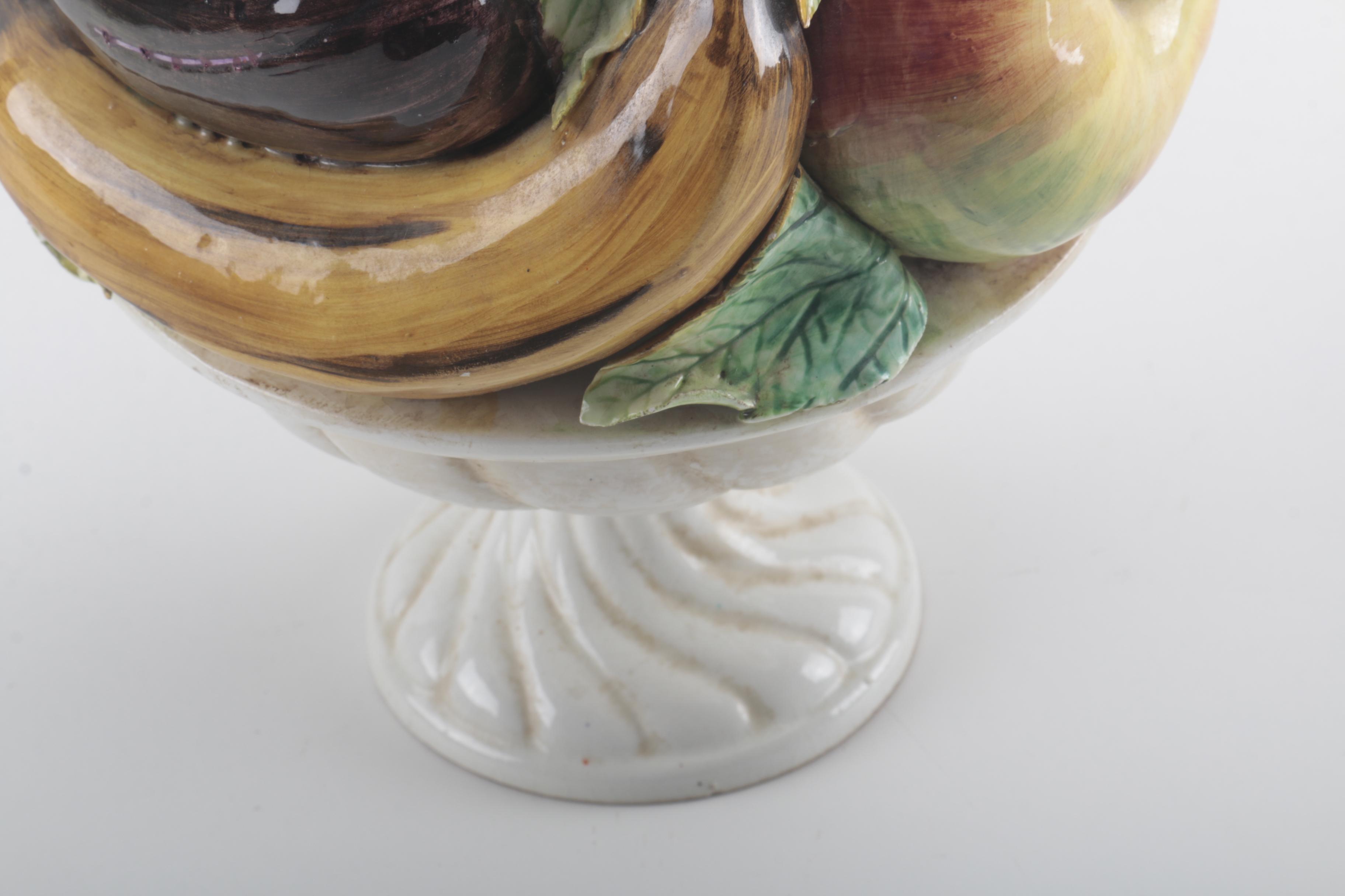 Italian Ceramic Fruit Topiary