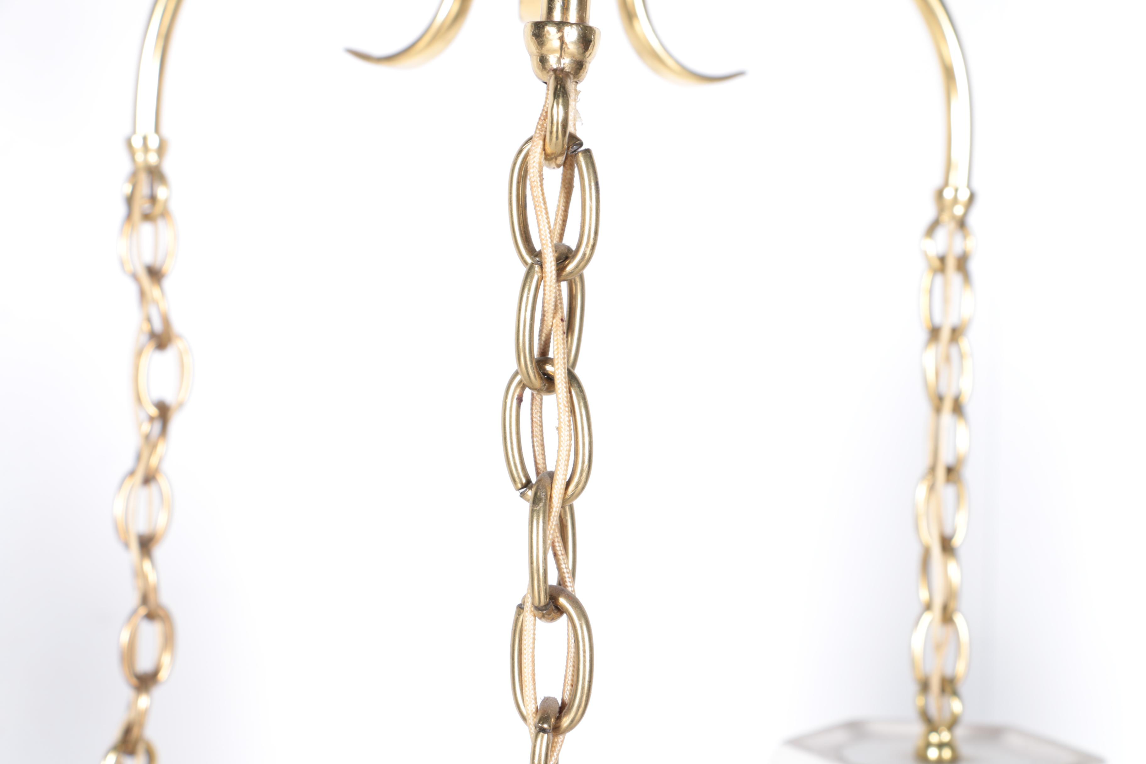 White Reticulated Ceramic Pendant Light Set