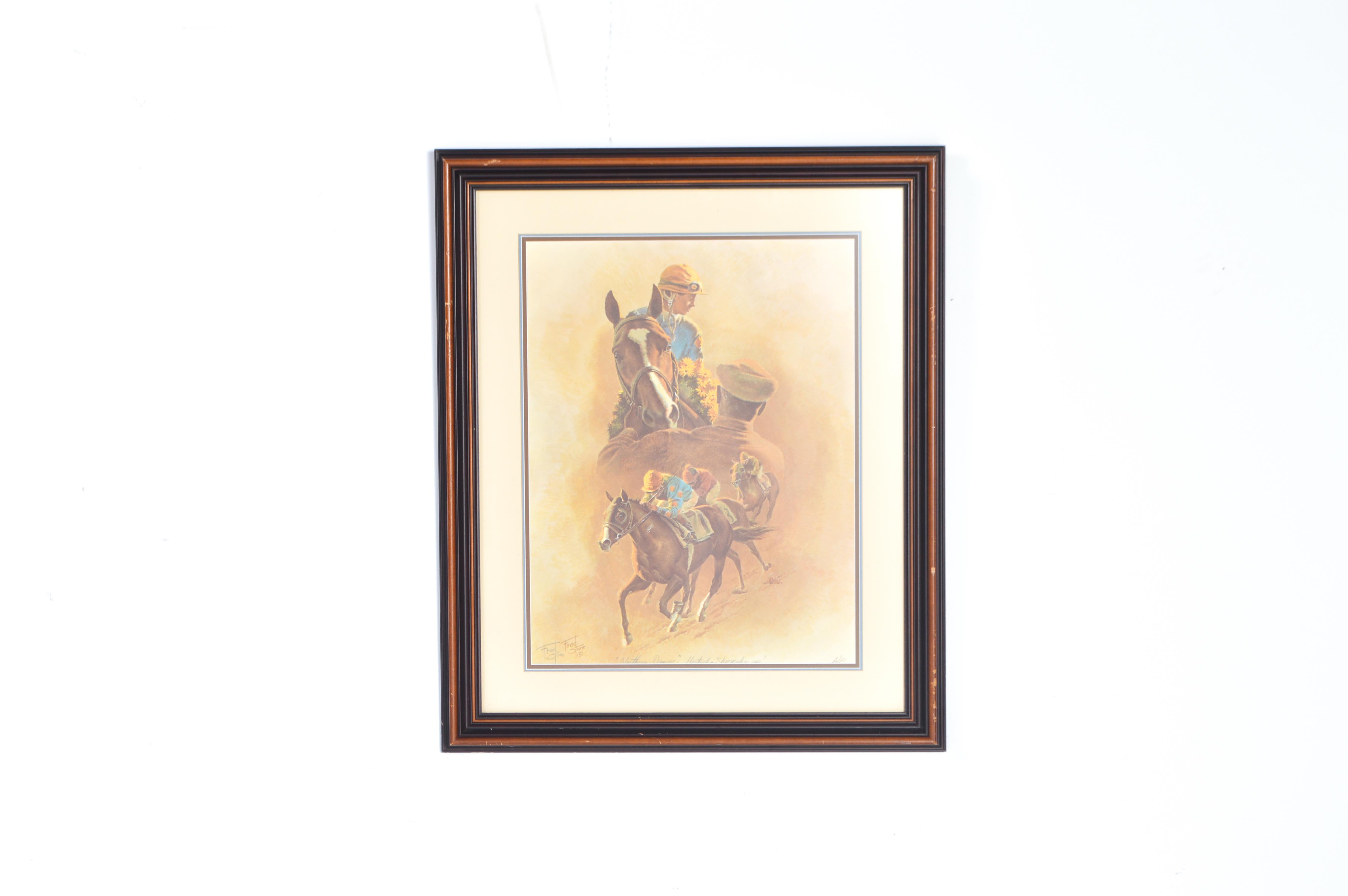 Fred Stone Framed Giclee "Northern Dancer" Artist's Print
