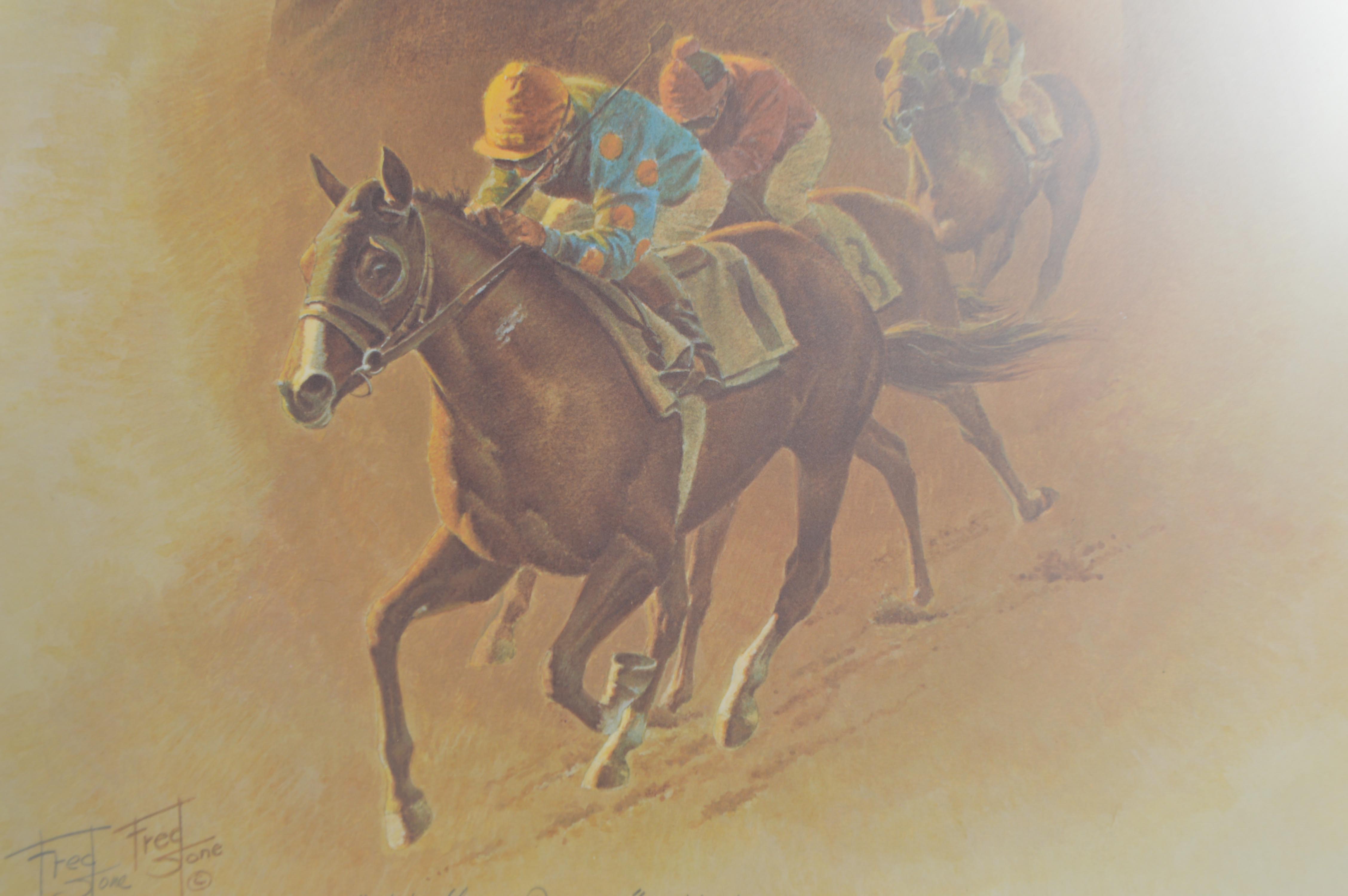 Fred Stone Framed Giclee "Northern Dancer" Artist's Print