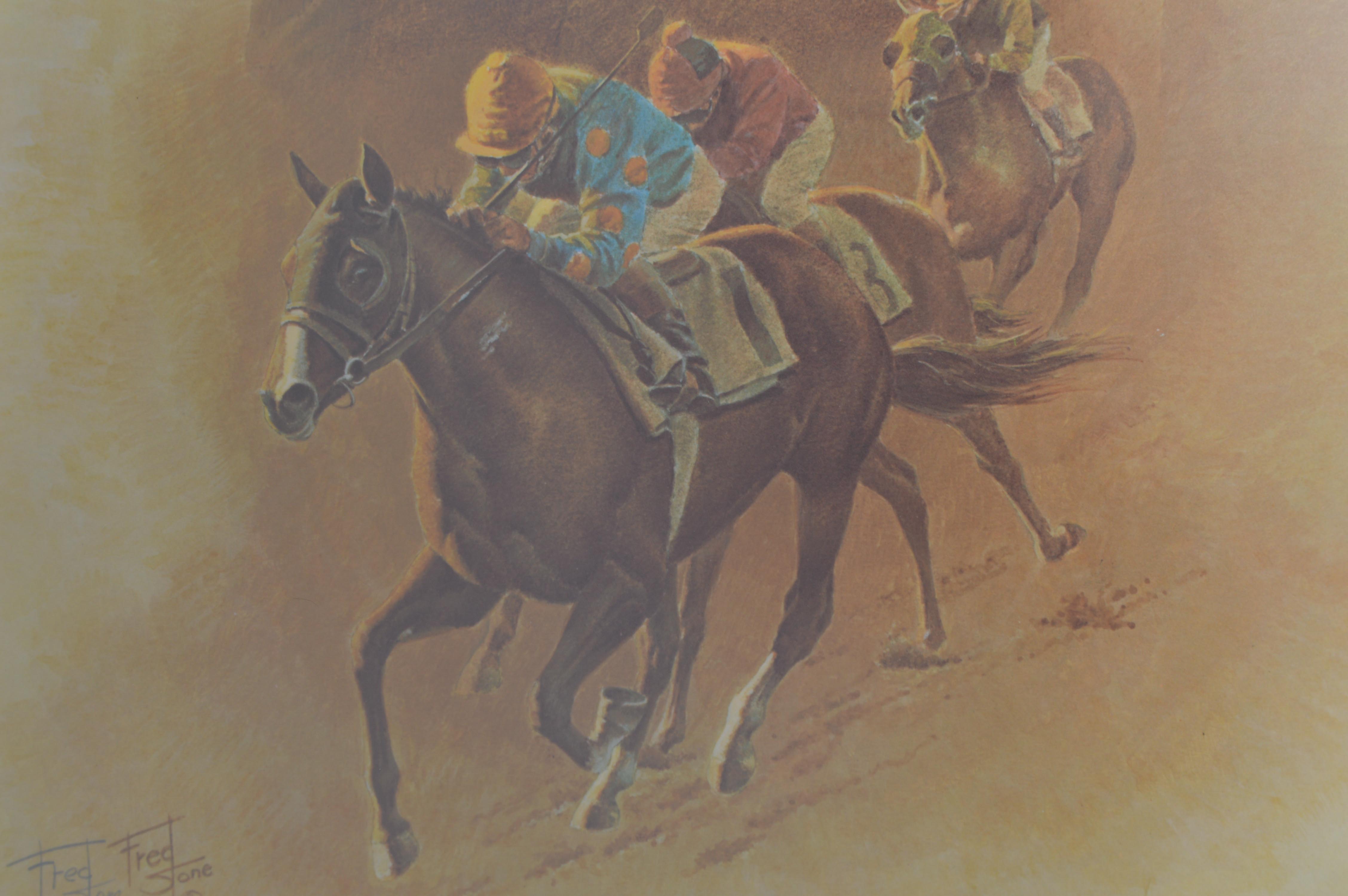 Fred Stone Framed Giclee "Northern Dancer" Artist's Print