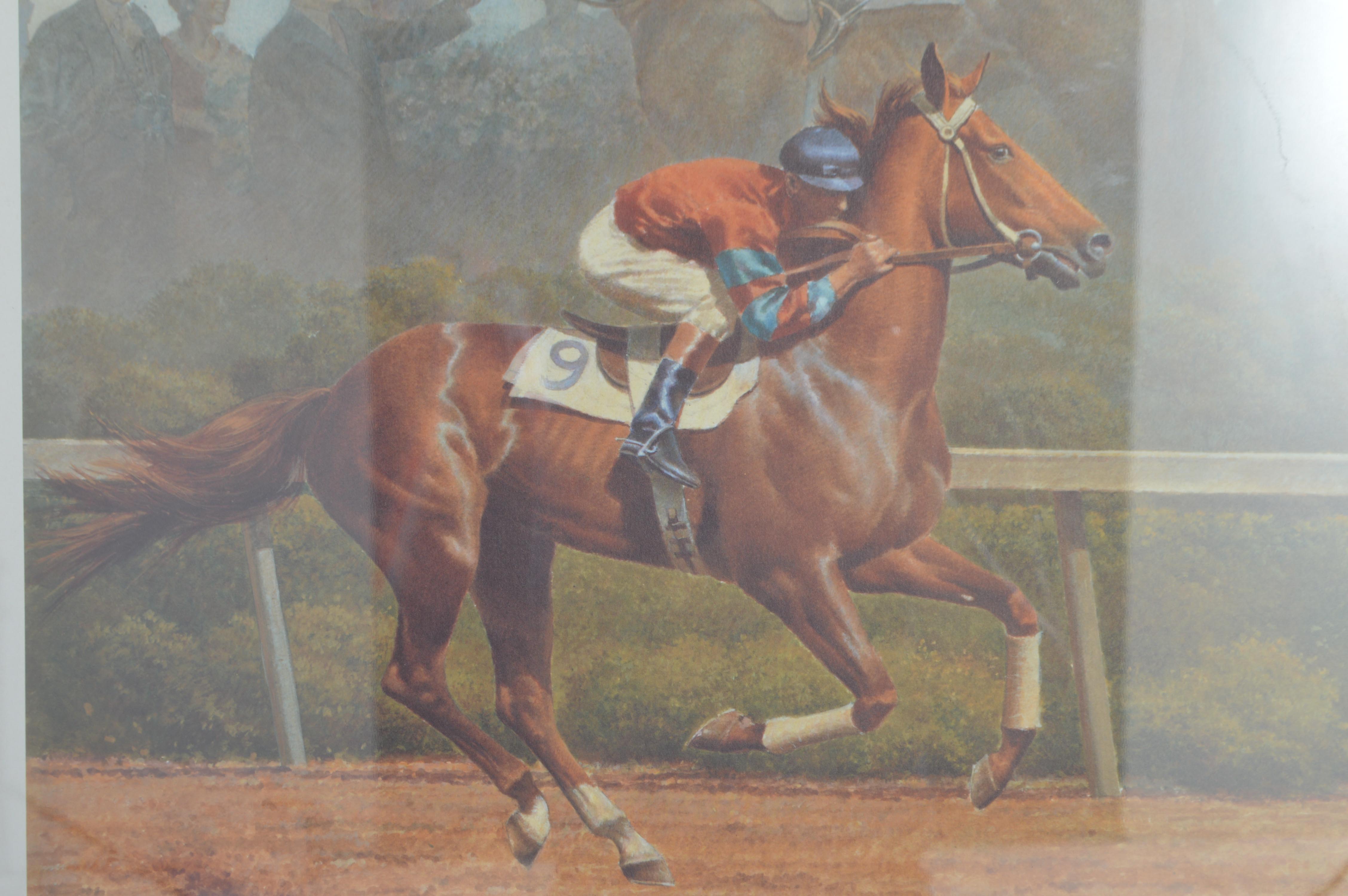 Fred Stone Framed Limited Edition Offset Lithograph "The Legend From Down Under Phar Lap"