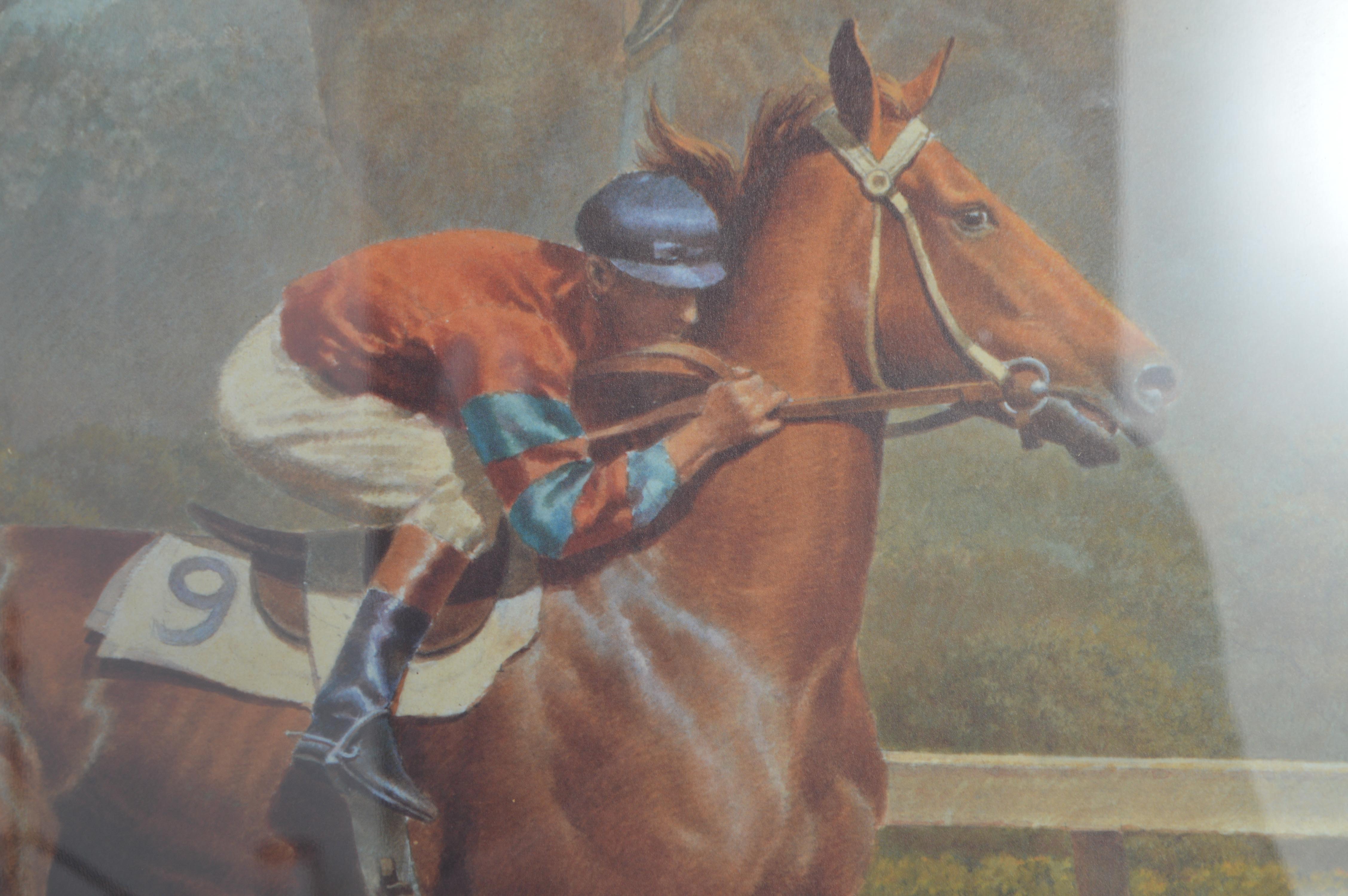 Fred Stone Framed Limited Edition Offset Lithograph "The Legend From Down Under Phar Lap"