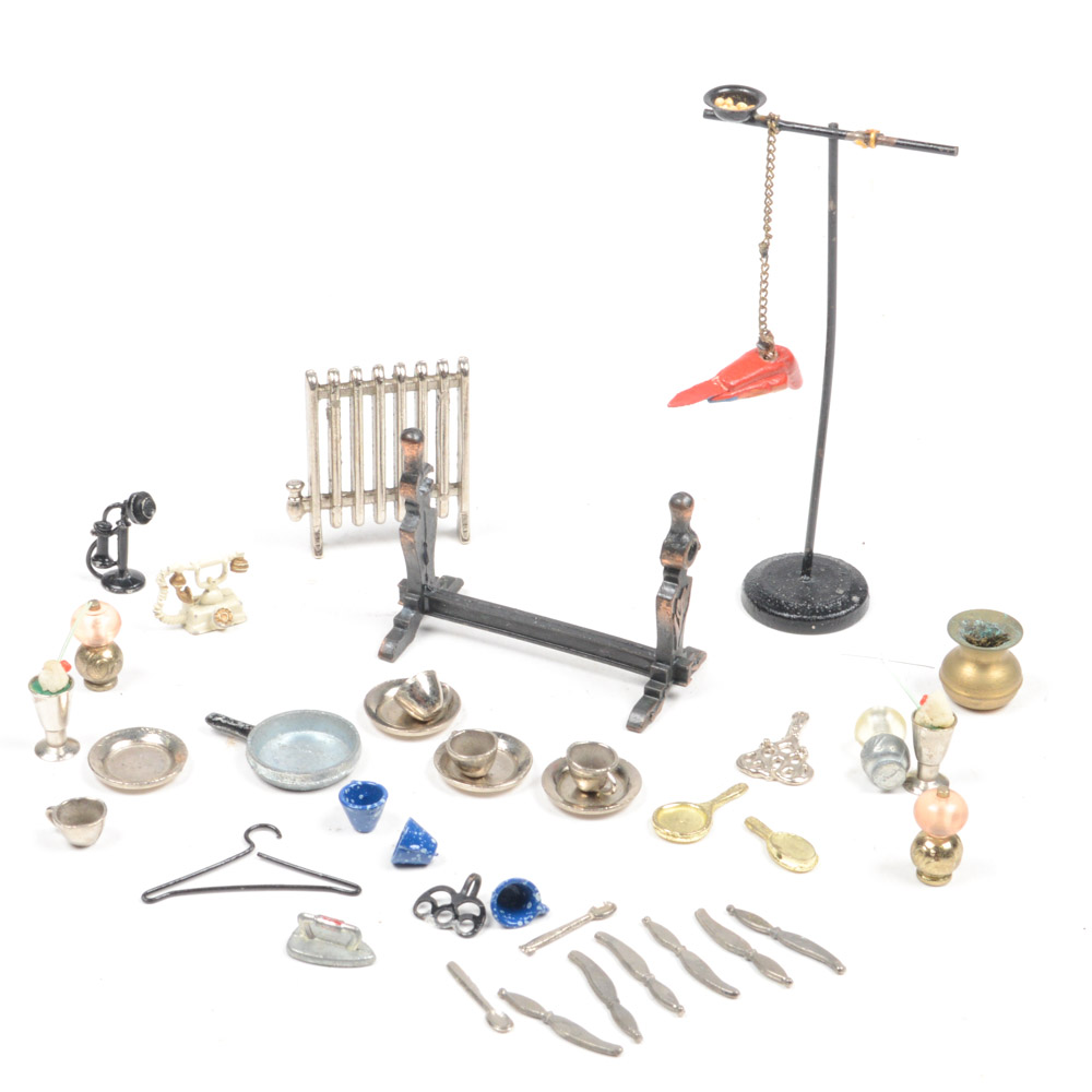 Vintage Doll House Accessories