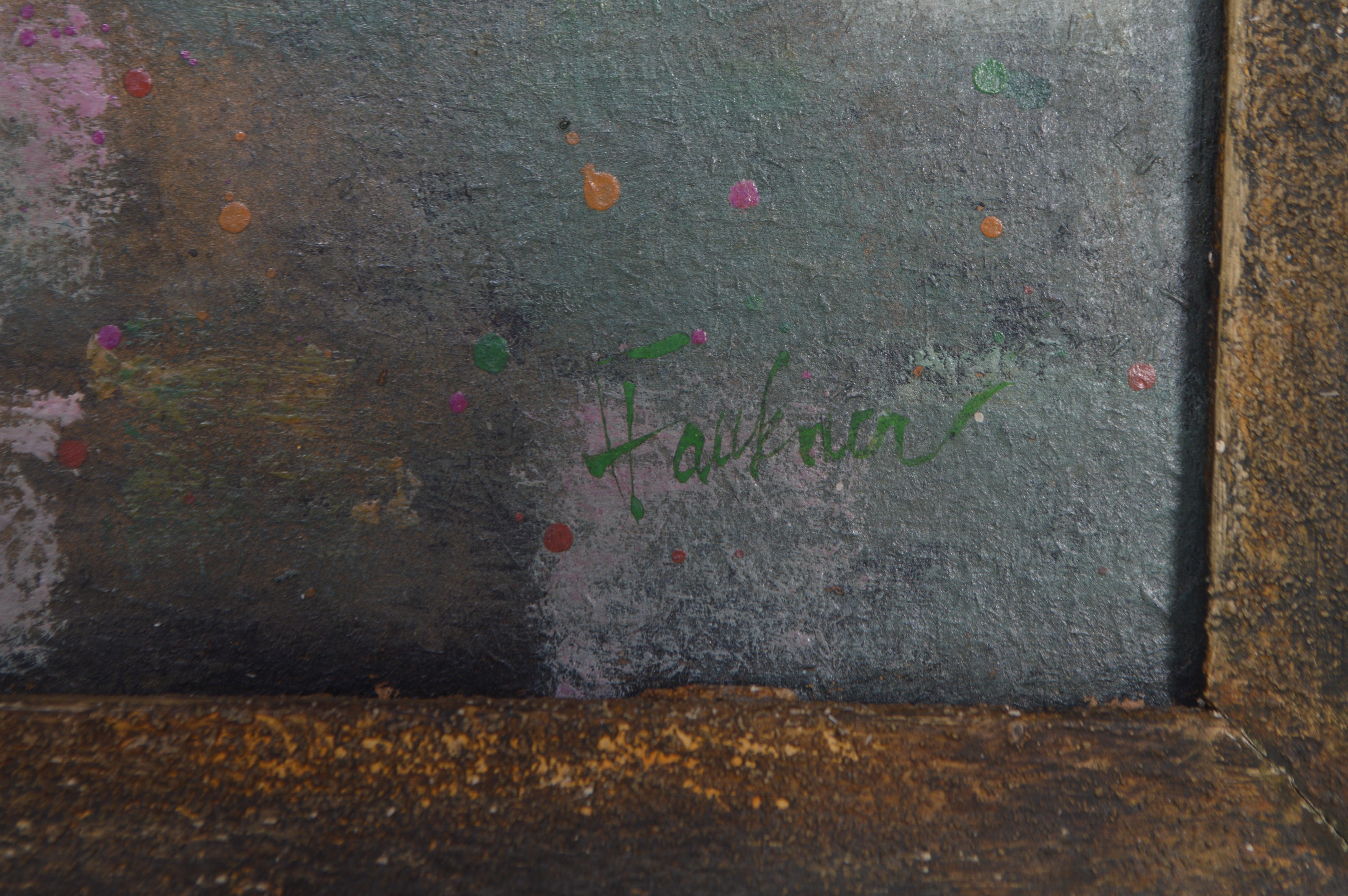 Henry Faulkner Oil Painting of Floral Still Life