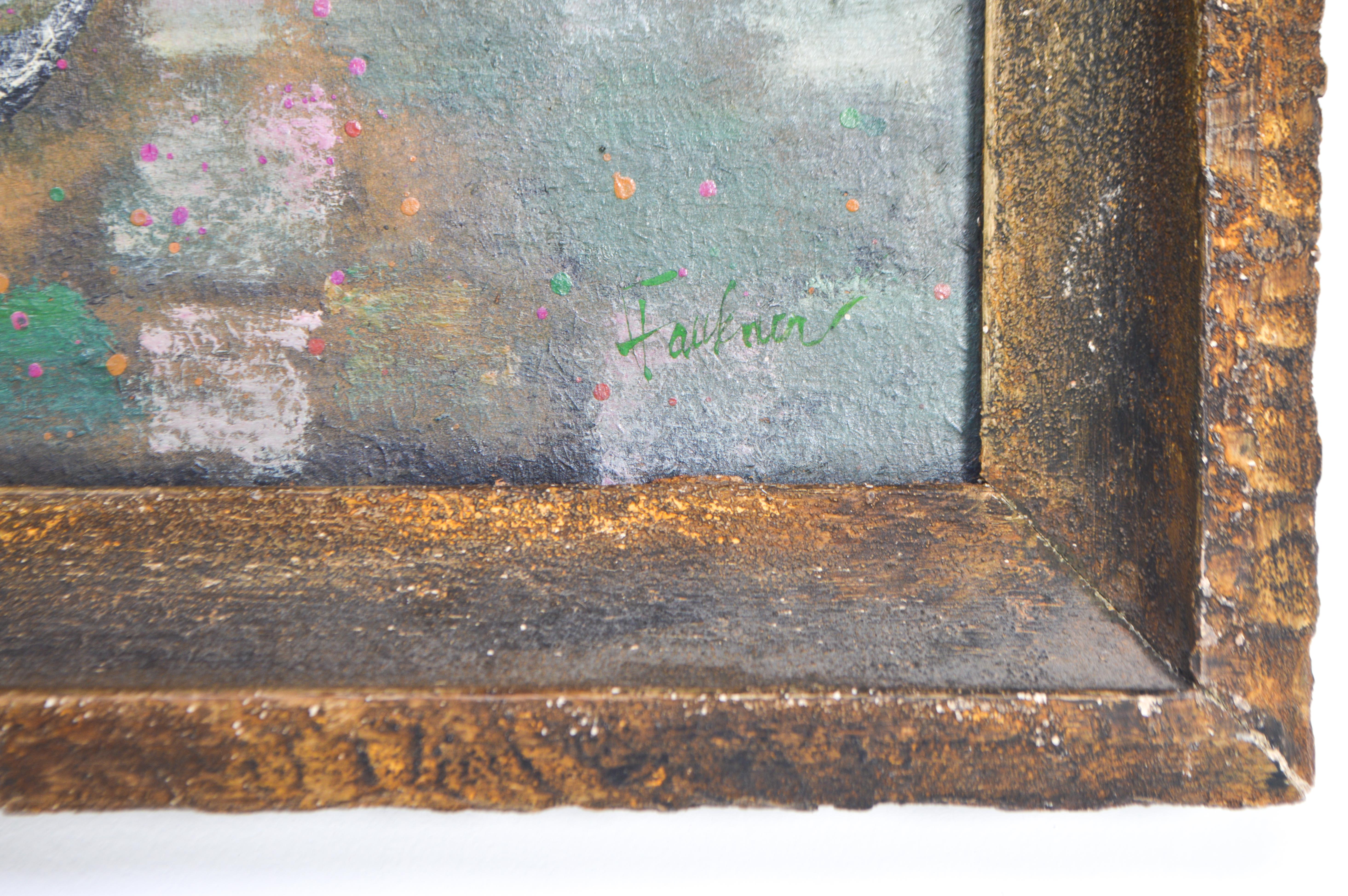 Henry Faulkner Oil Painting of Floral Still Life