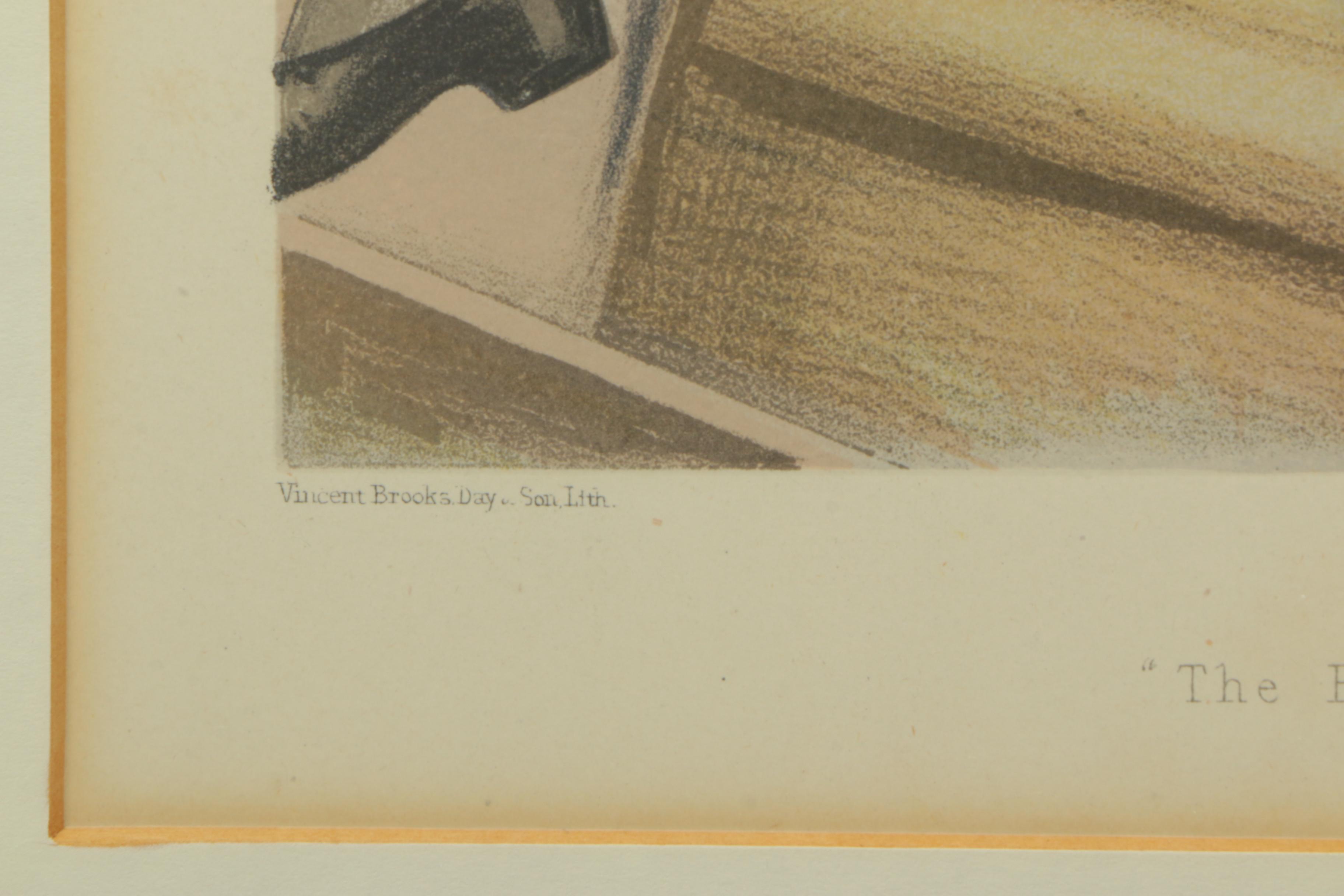 Antique Vanity Fair Spy Cartoon Lithograph on Paper "The Bank Holiday"