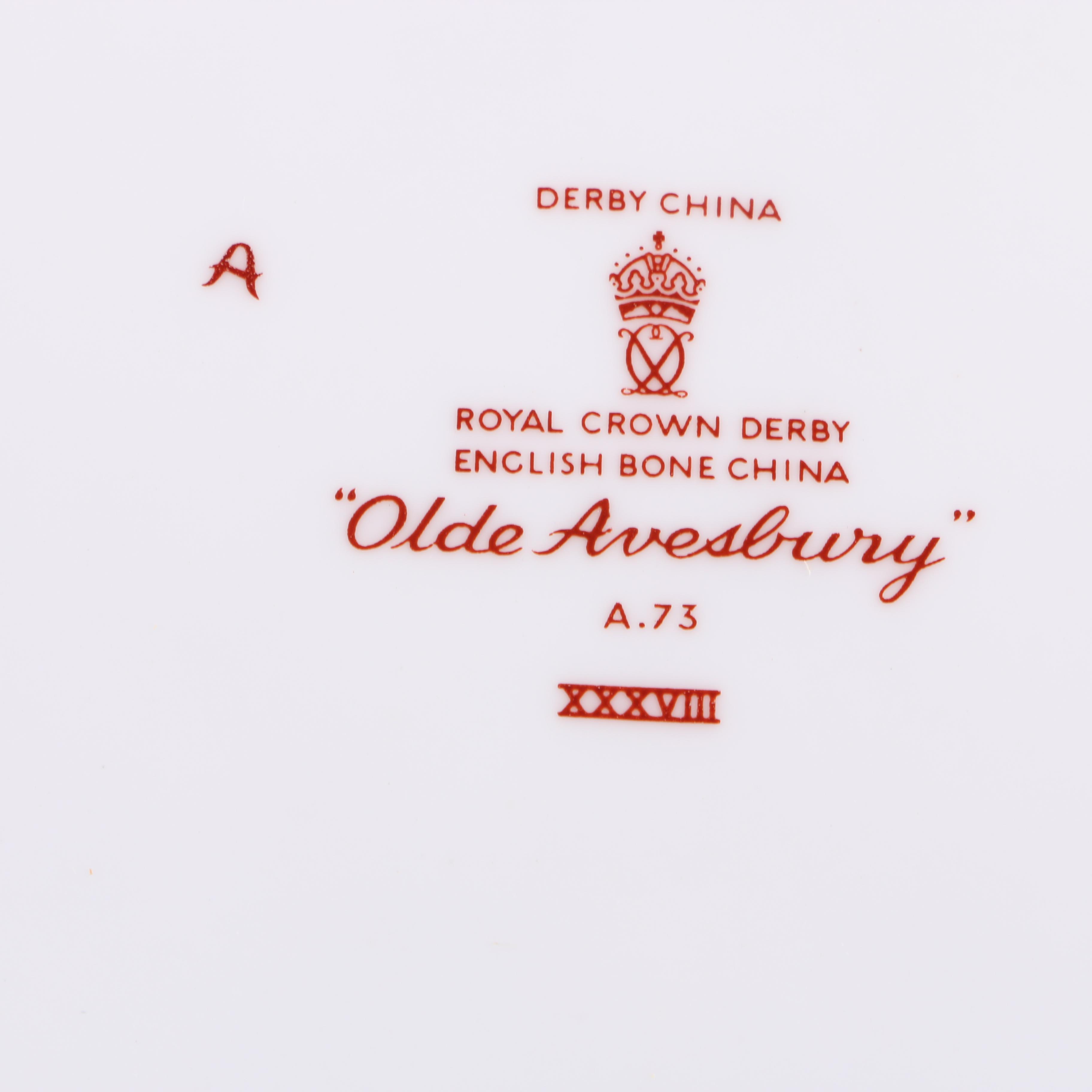 Royal Crown Derby Bone China Plates