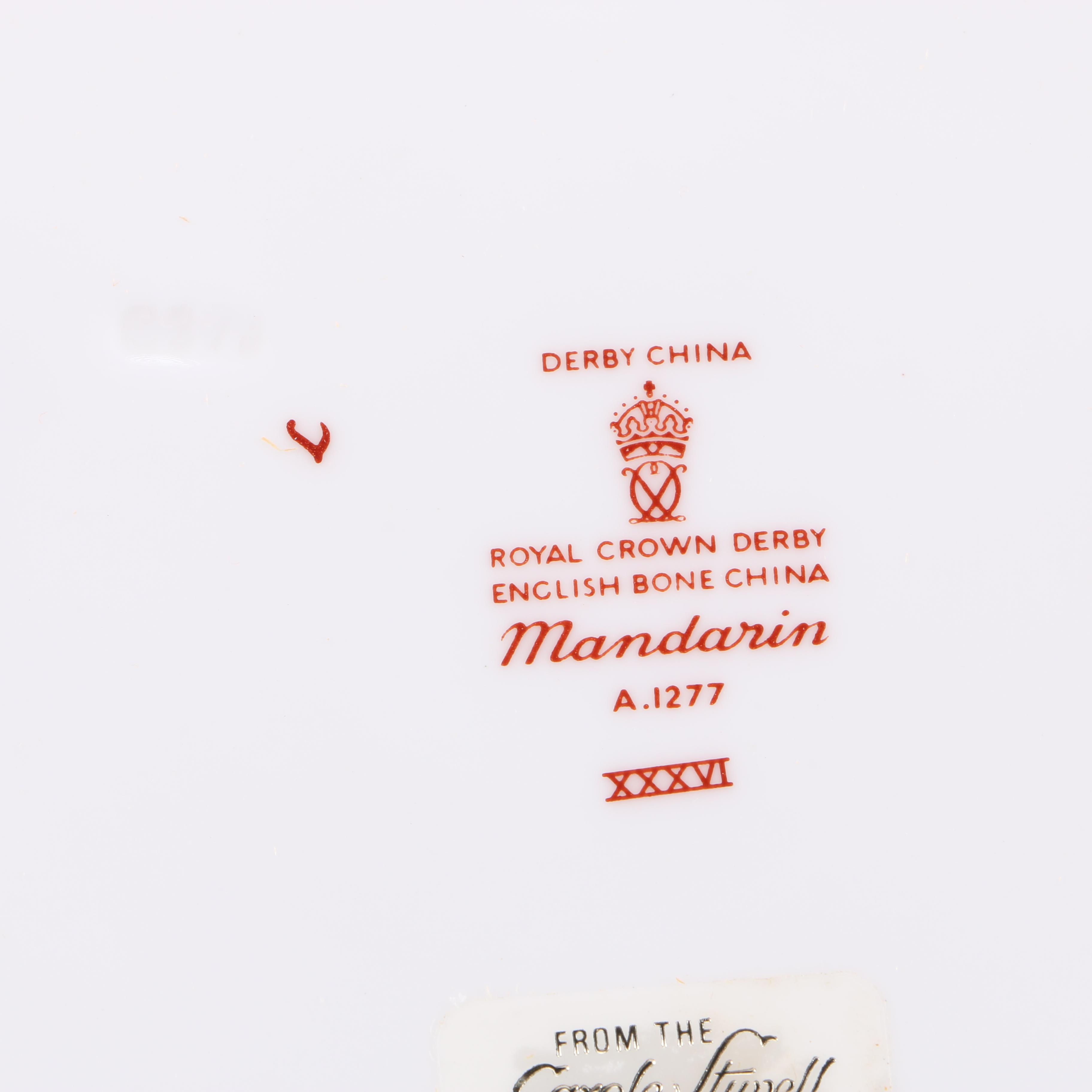 Royal Crown Derby Bone China Plates