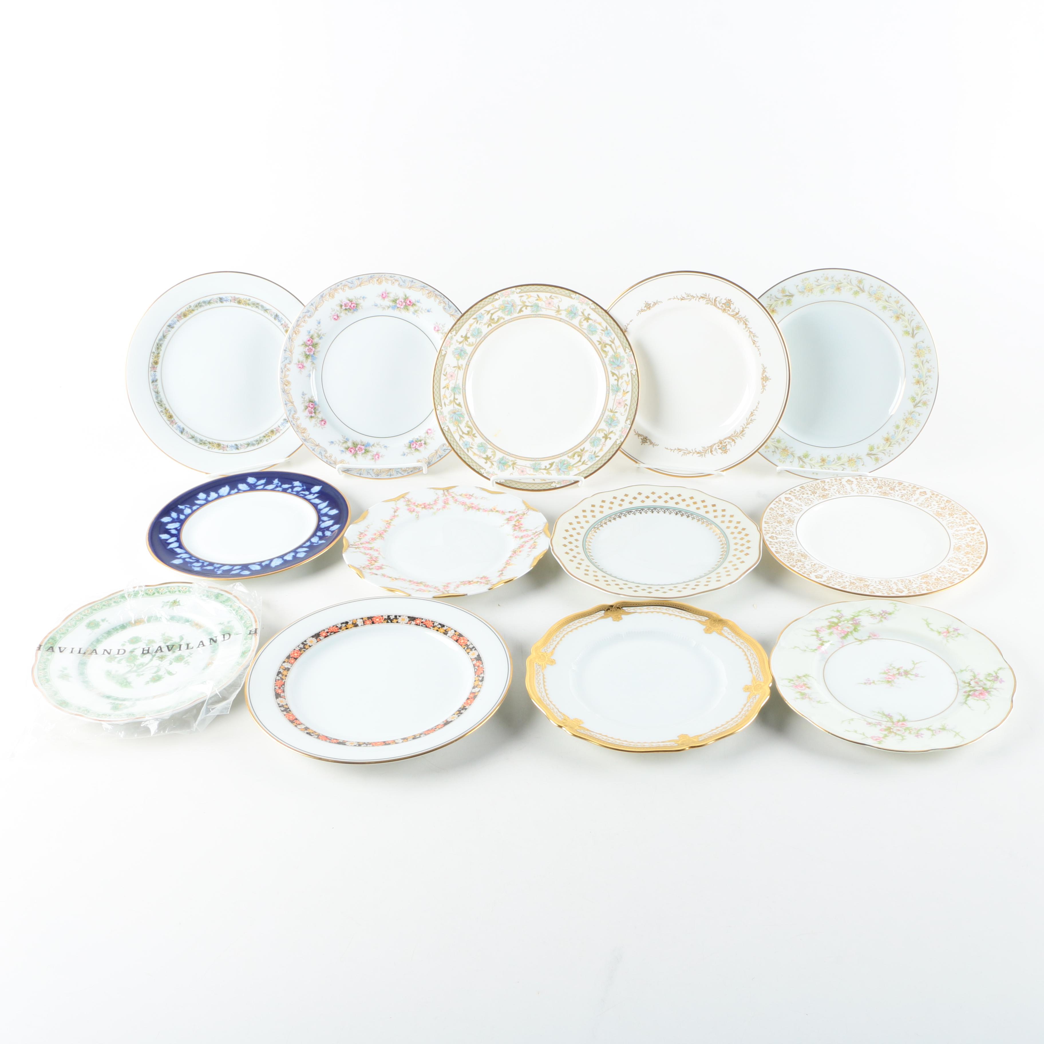 Noritake and Haviland Plates