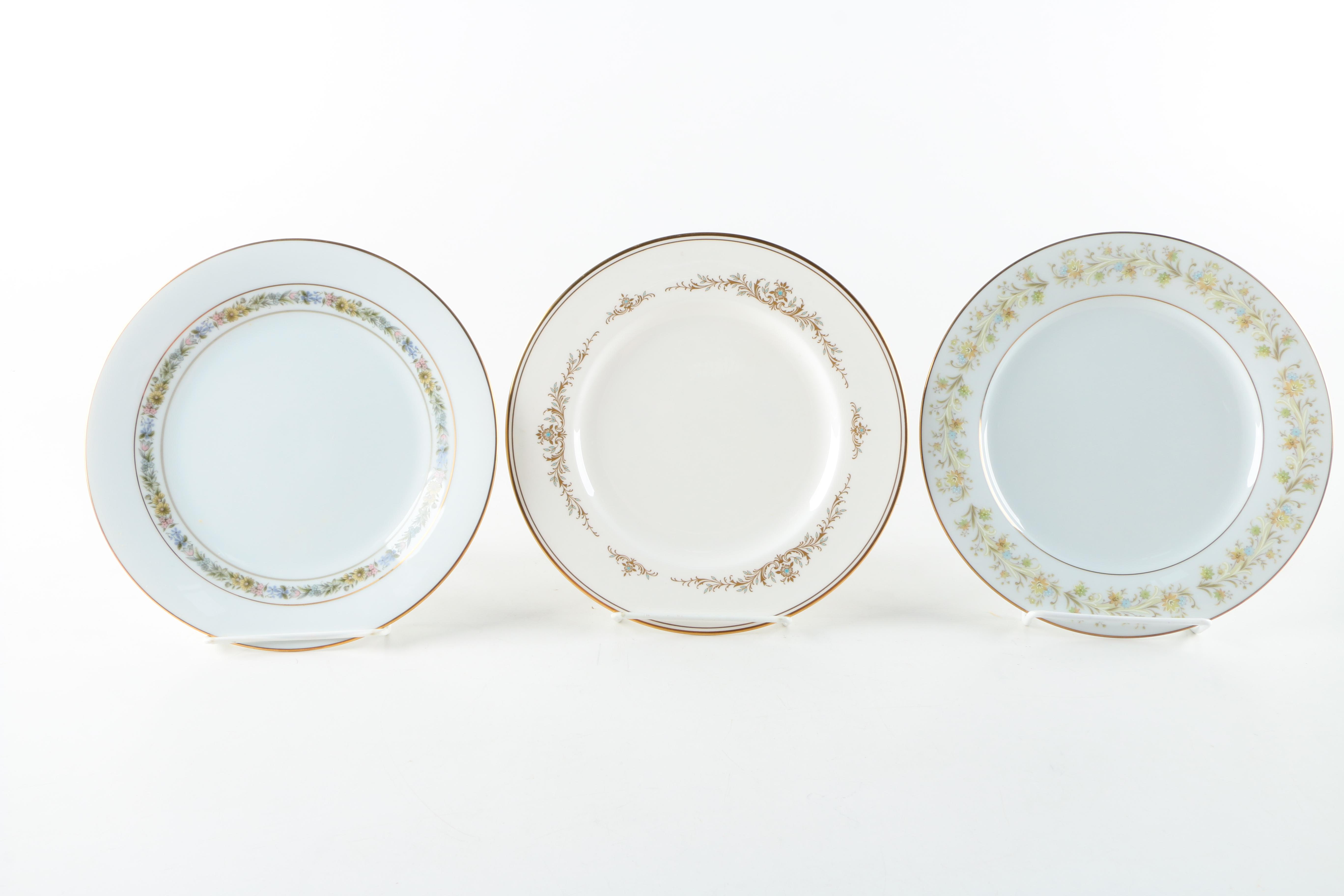 Noritake and Haviland Plates