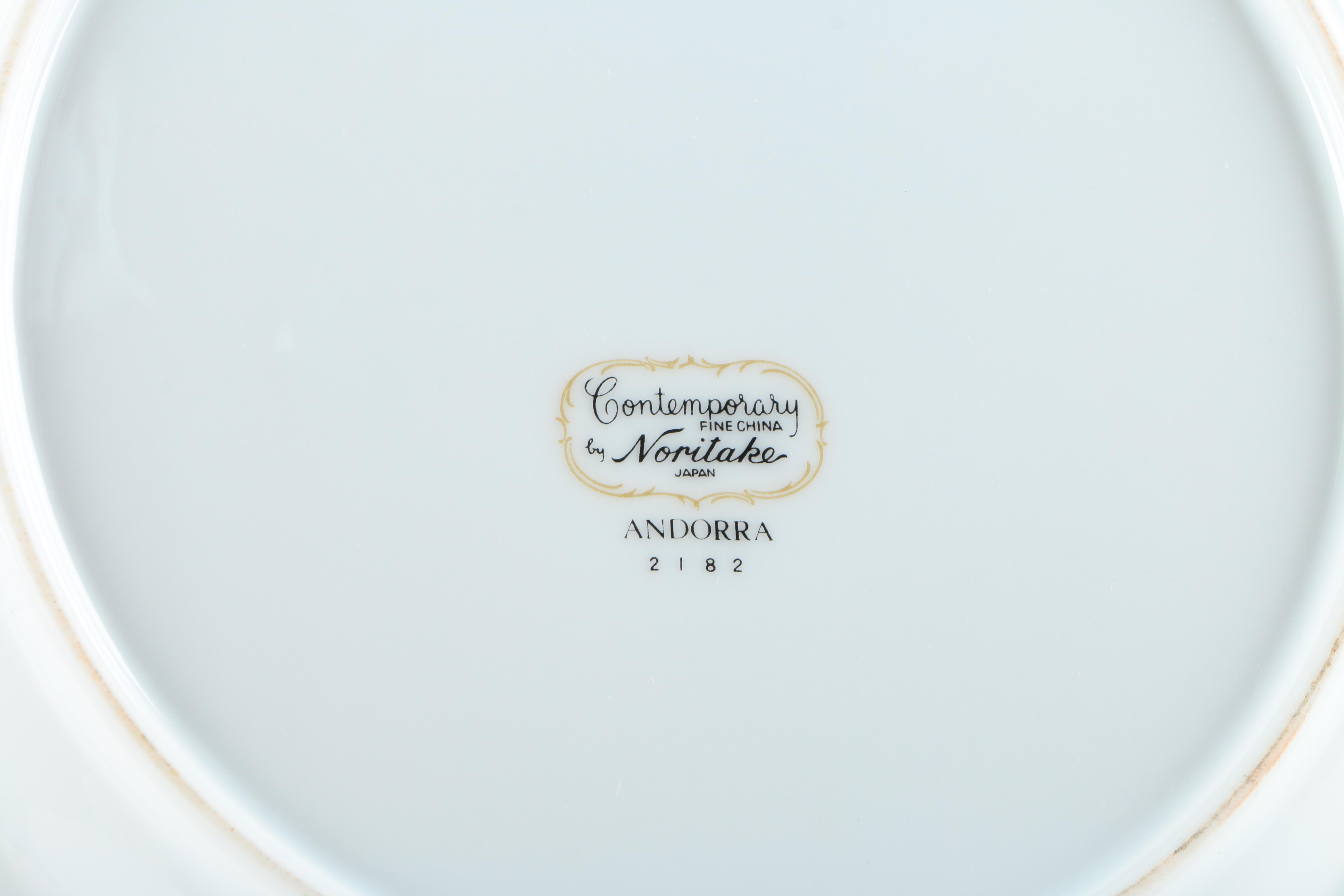Noritake and Haviland Plates