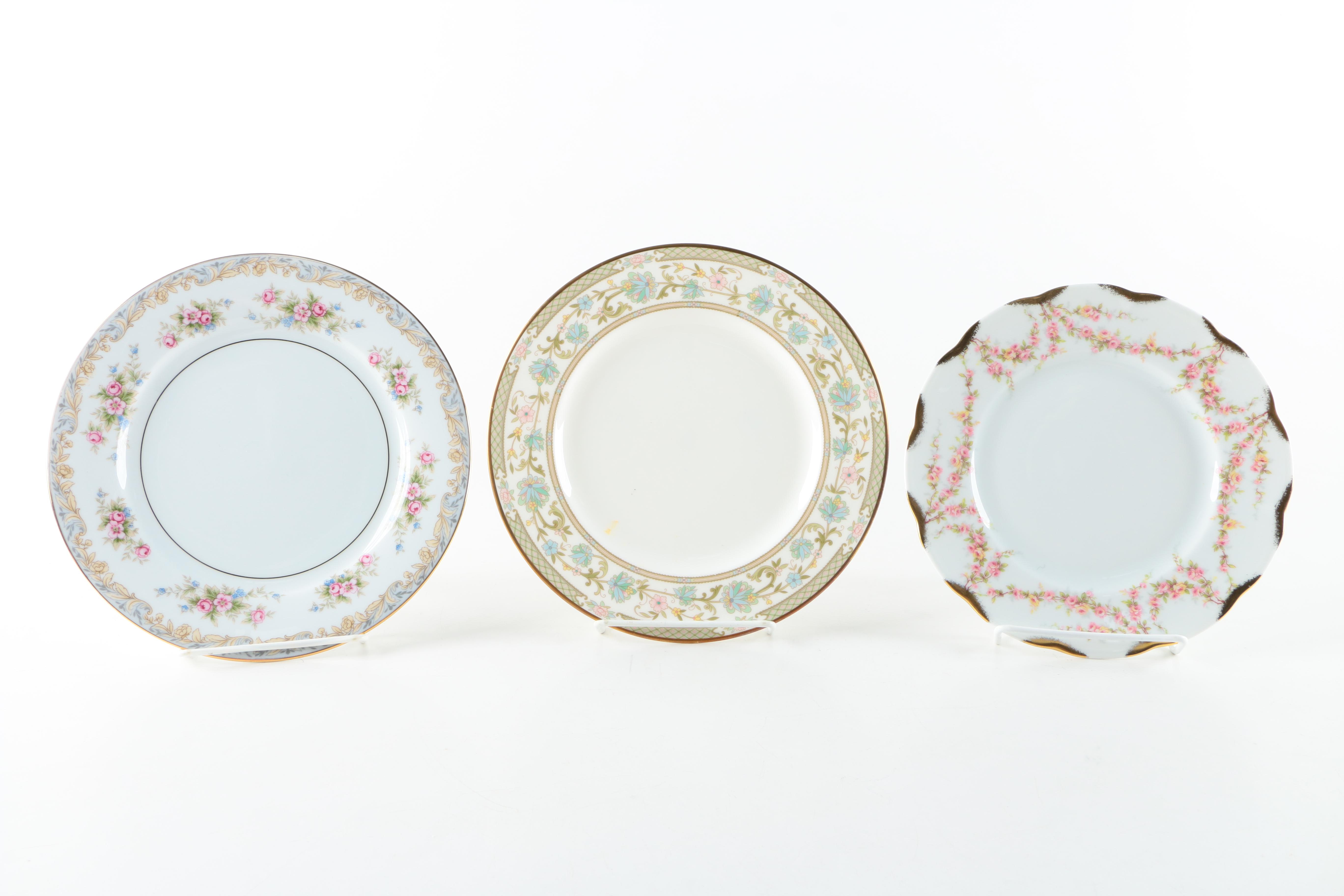 Noritake and Haviland Plates