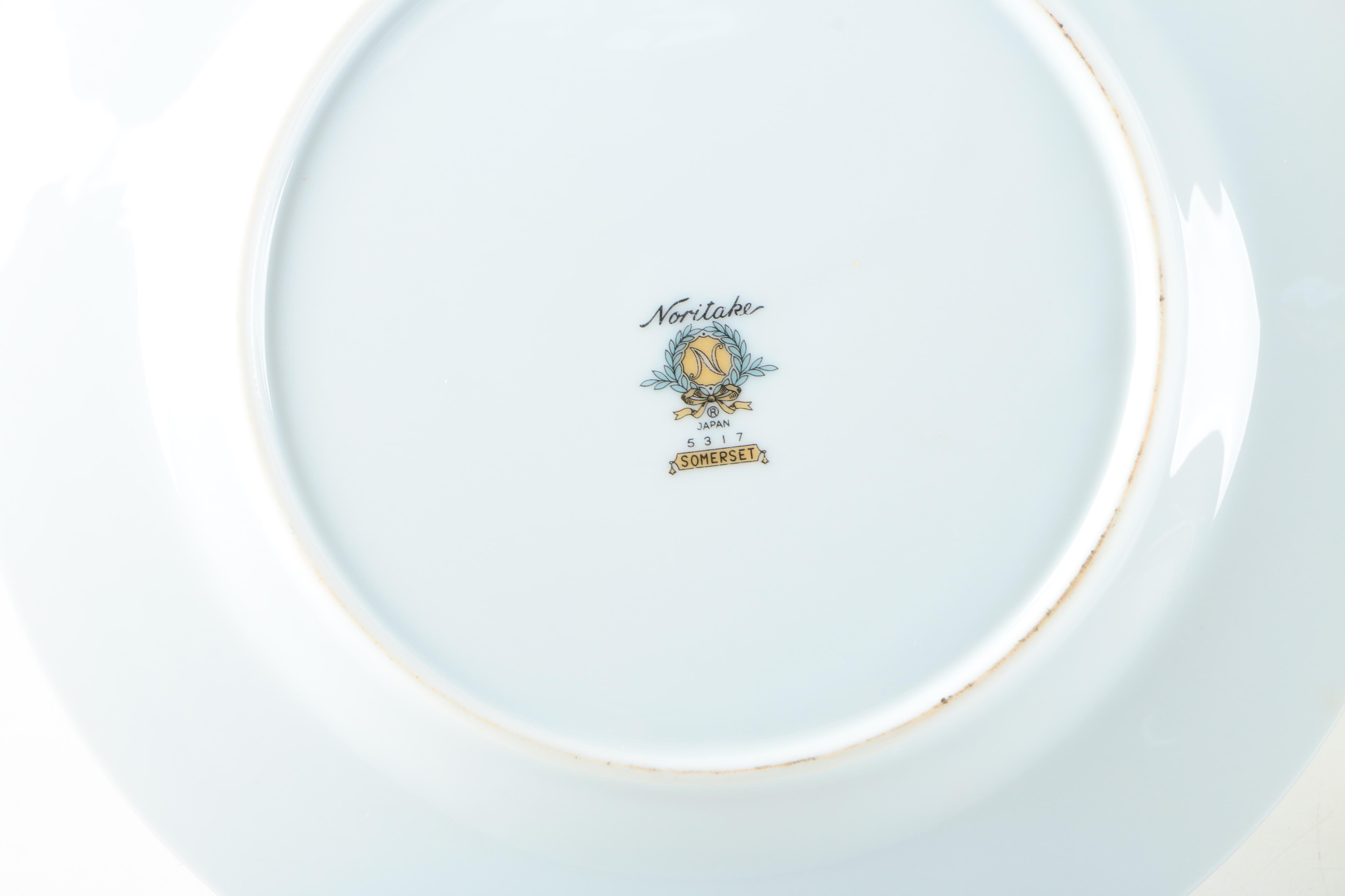 Noritake and Haviland Plates