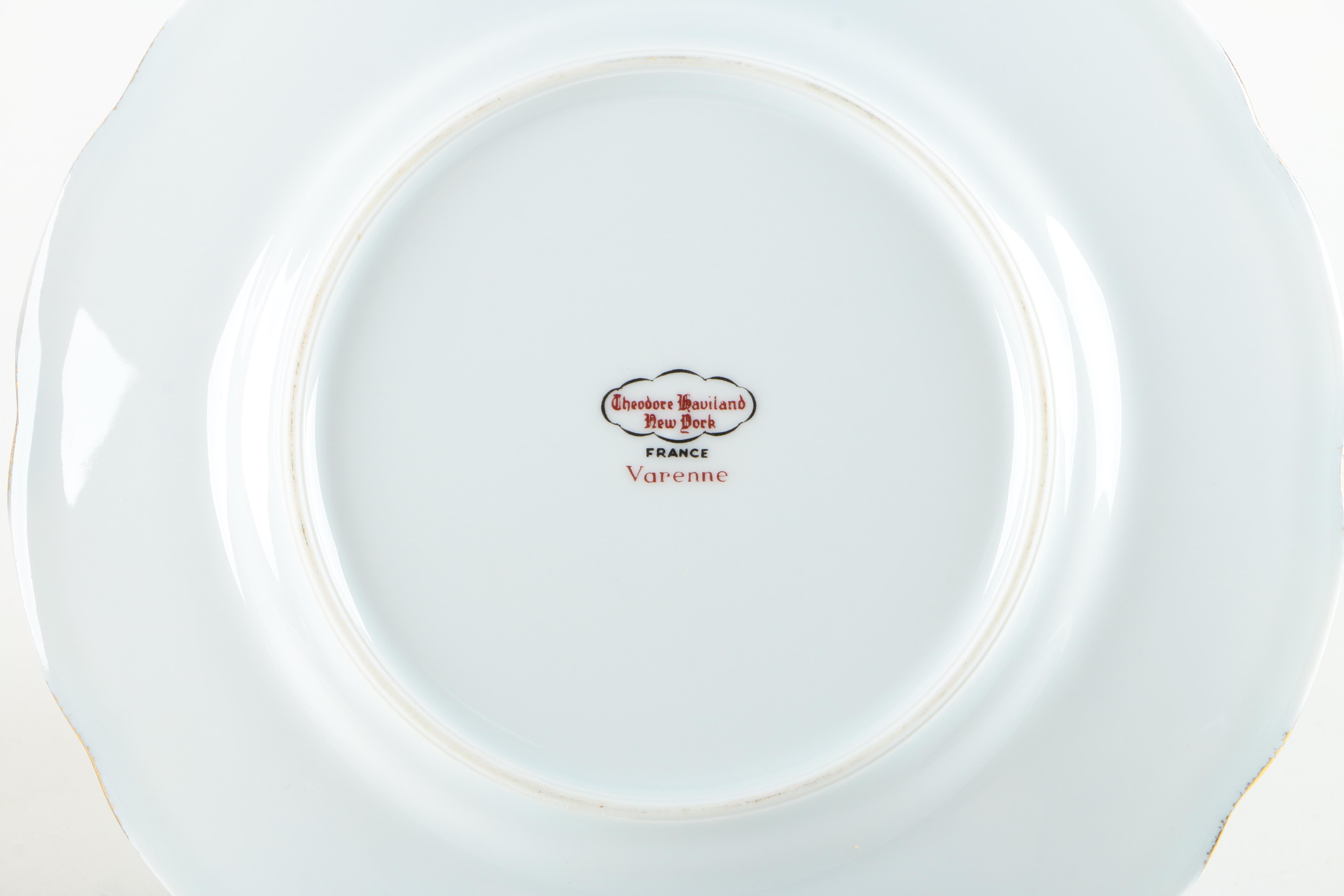 Noritake and Haviland Plates