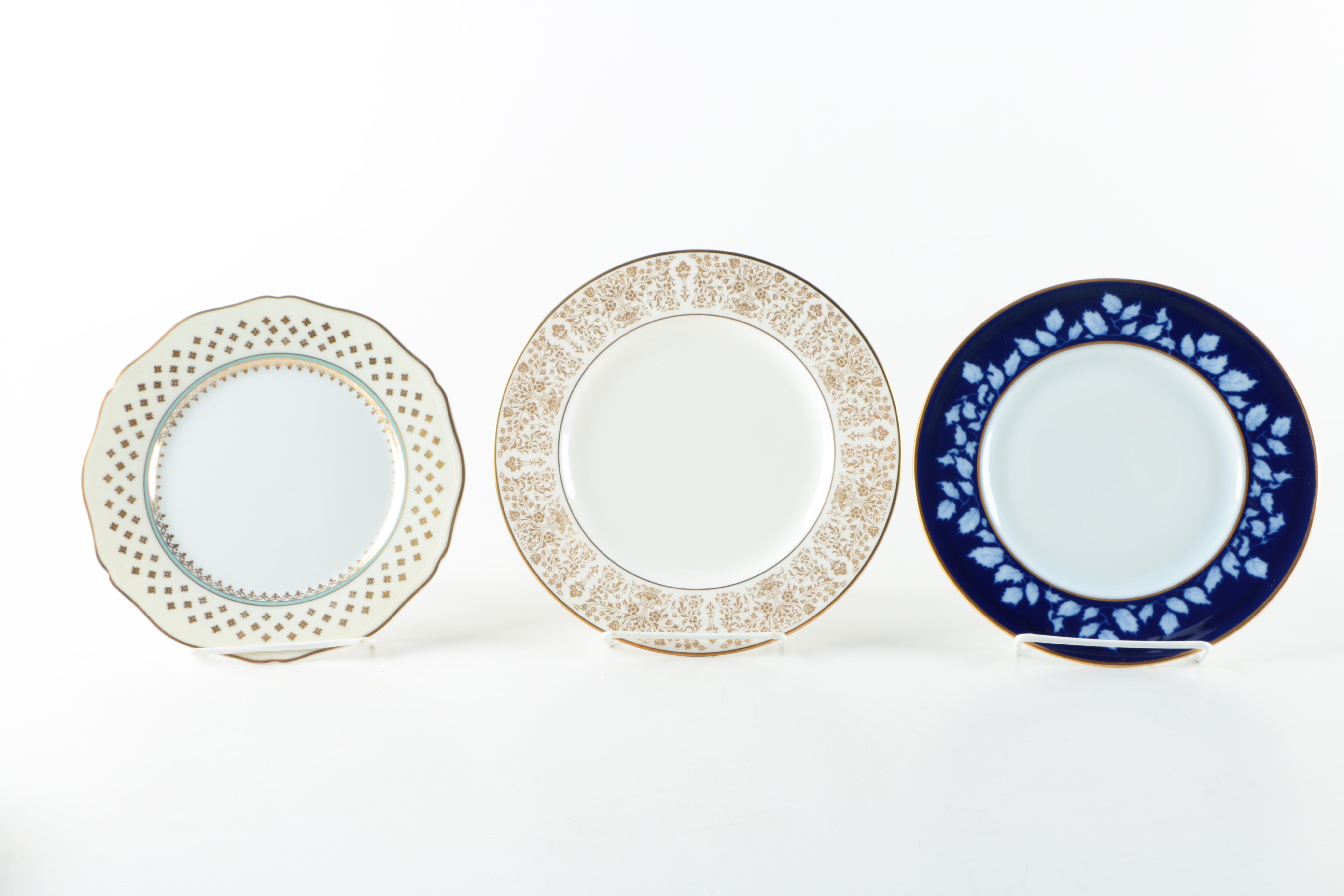 Noritake and Haviland Plates
