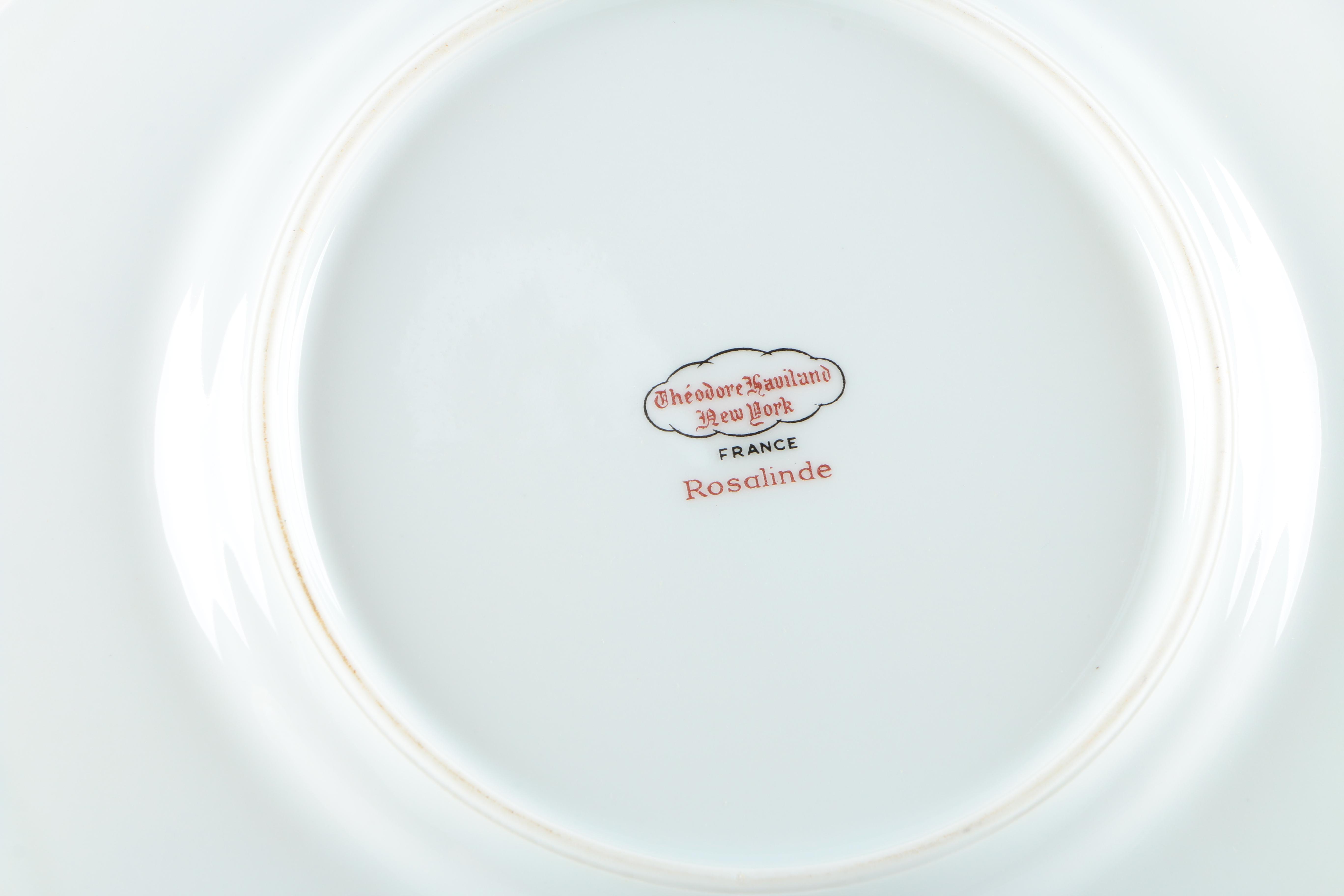 Noritake and Haviland Plates