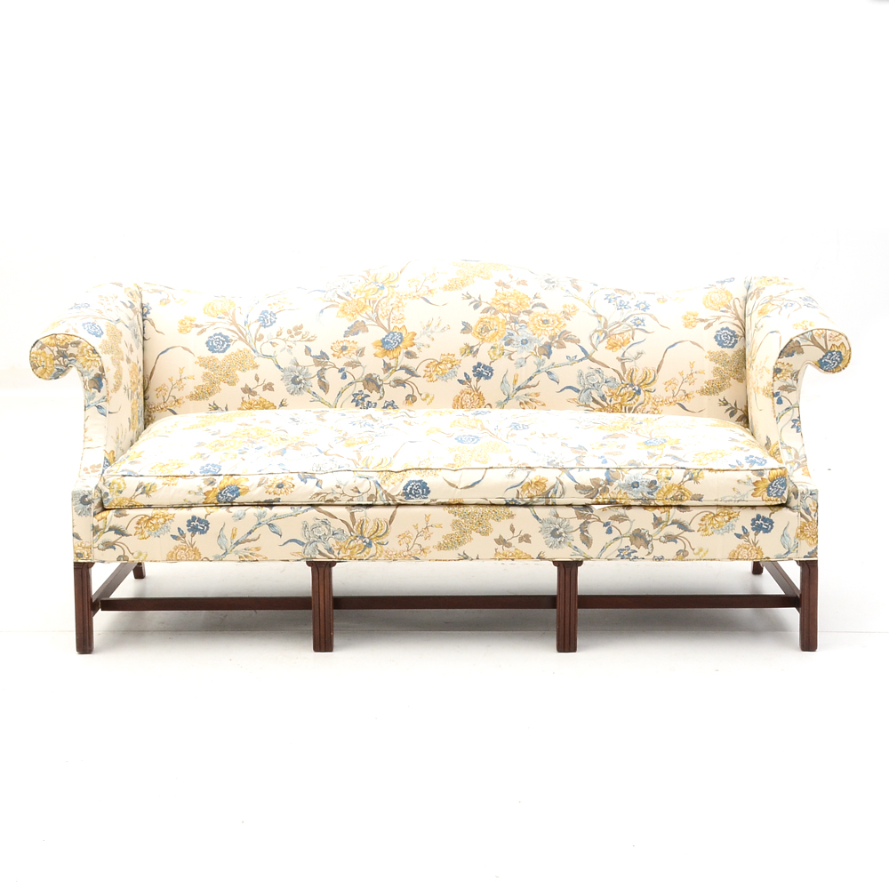 Chippendale Style Floral Sofa by Southwood