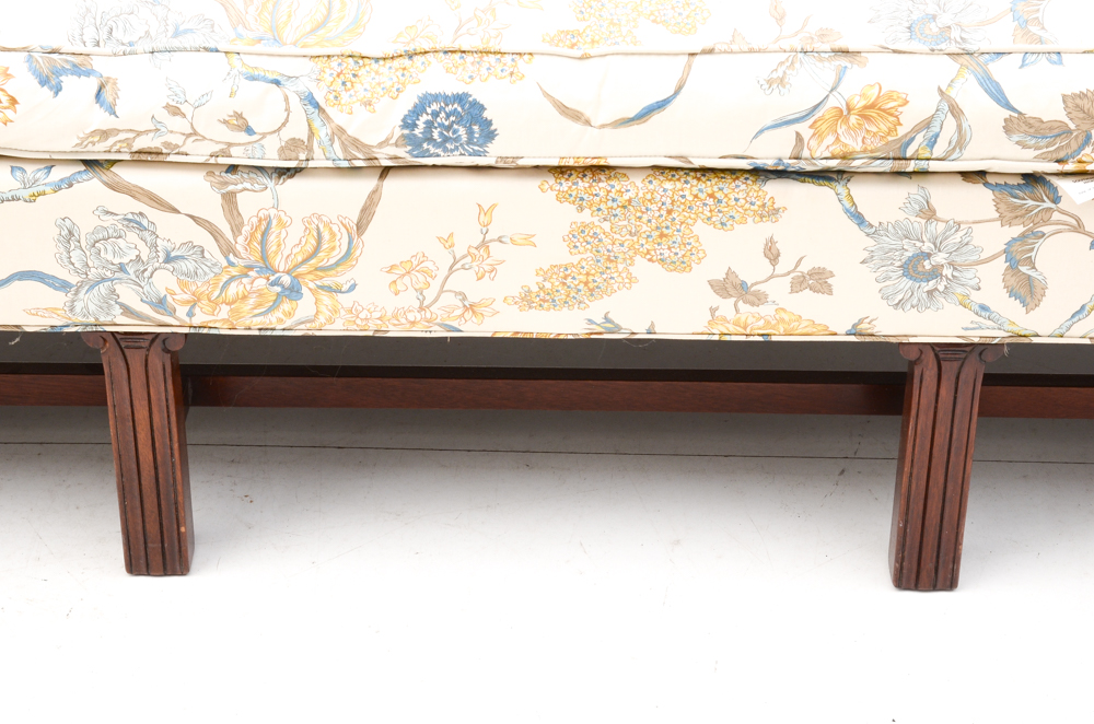 Chippendale Style Floral Sofa by Southwood