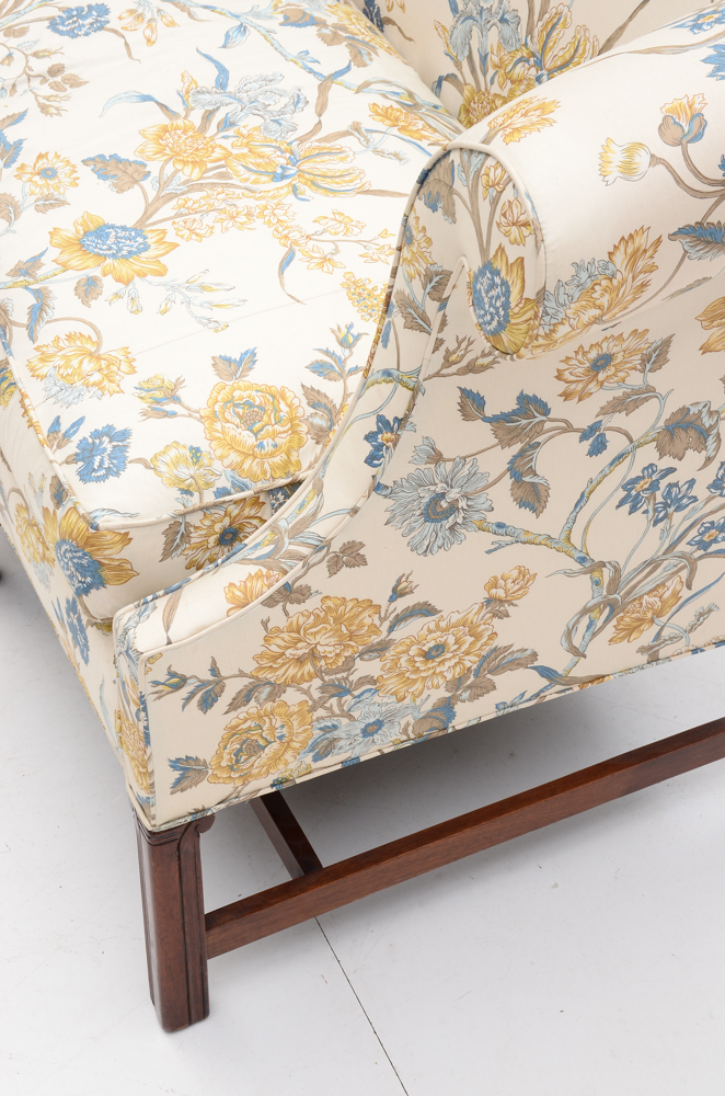 Chippendale Style Floral Sofa by Southwood
