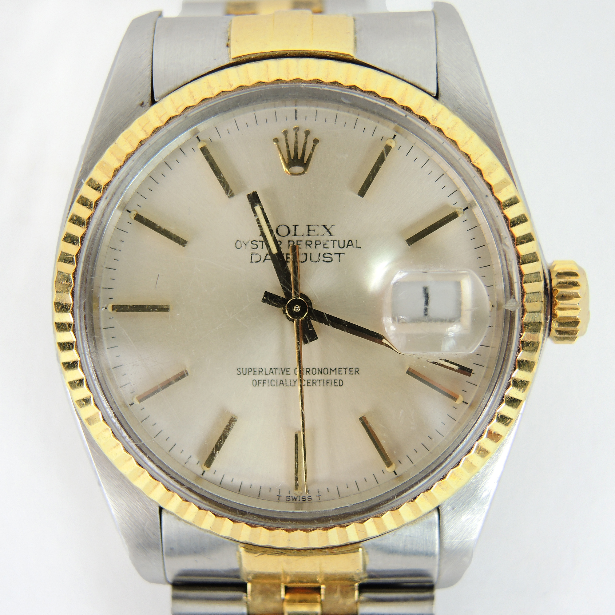 Rolex Datejust 18K Gold and Steel Automatic Watch
