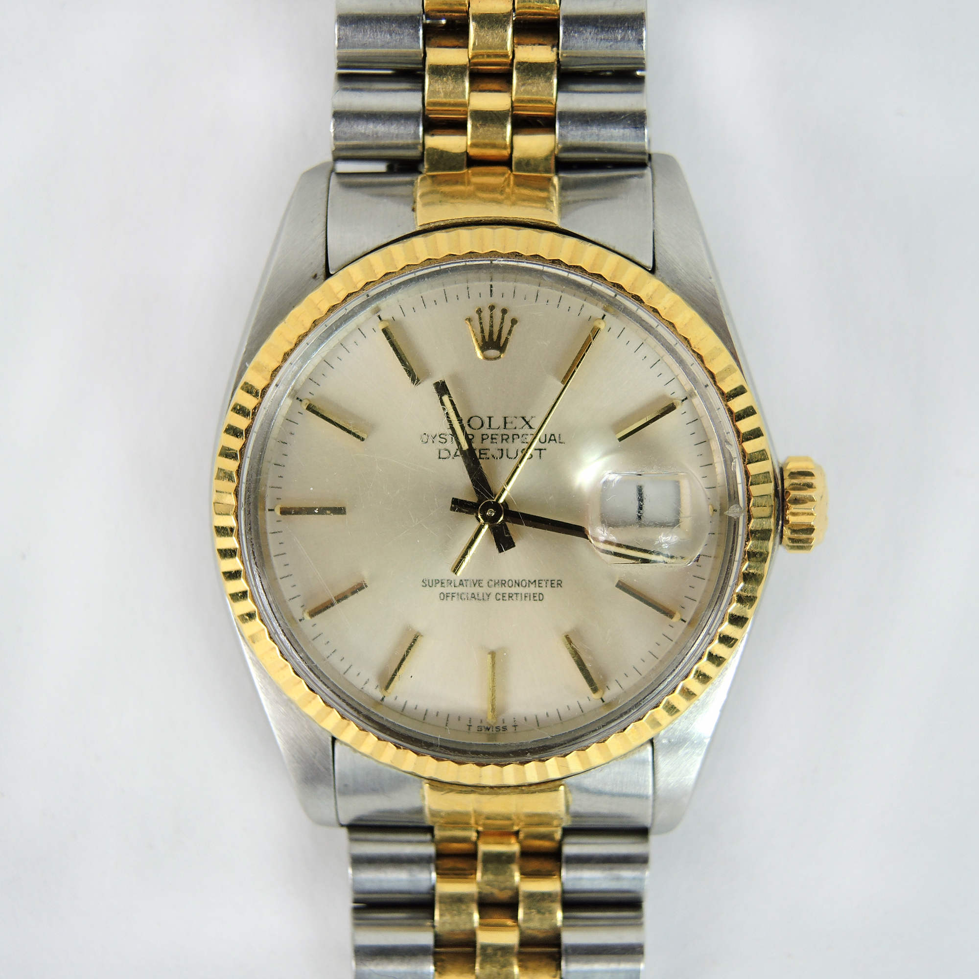 Rolex Datejust 18K Gold and Steel Automatic Watch