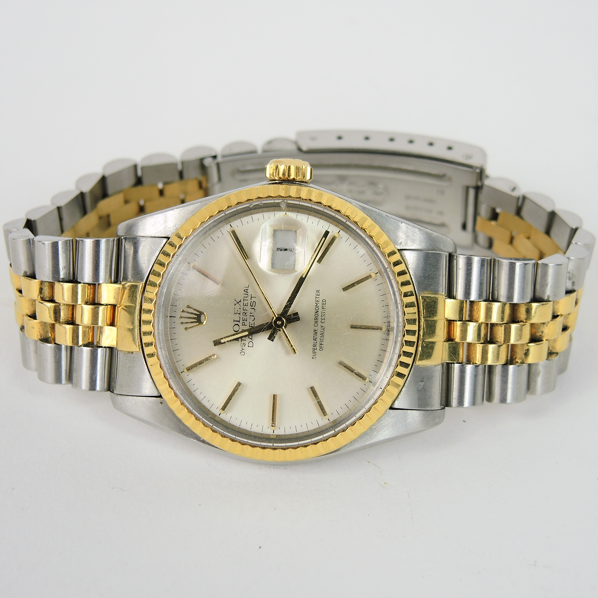 Rolex Datejust 18K Gold and Steel Automatic Watch
