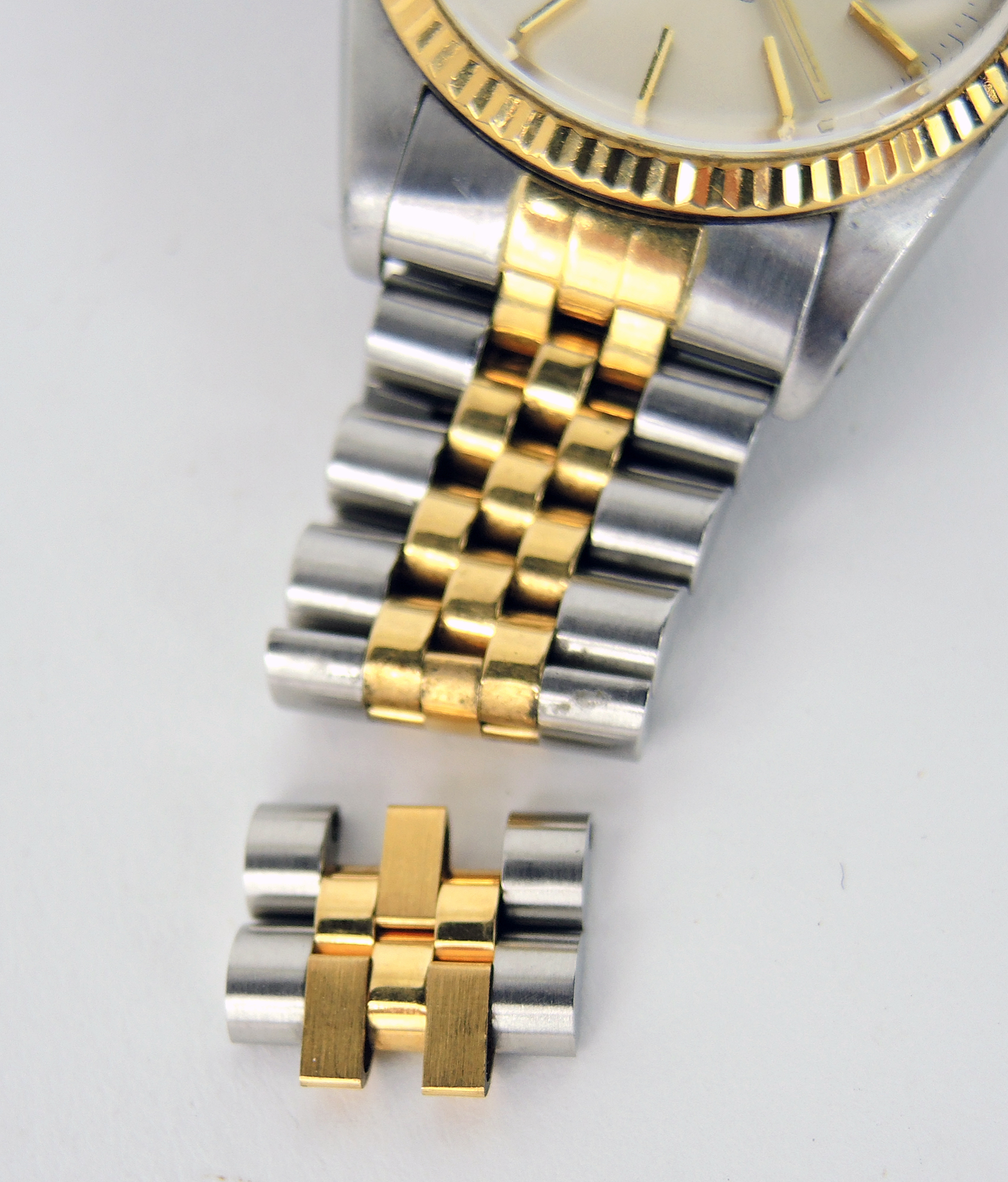 Rolex Datejust 18K Gold and Steel Automatic Watch