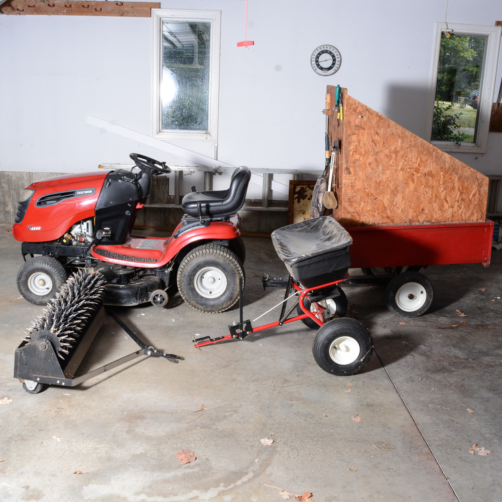 Craftsman YS4500 Tractor and Accessories