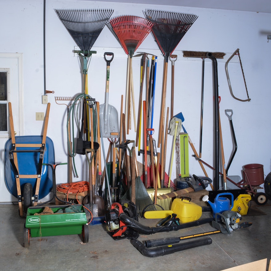 Vast Assortment of Garage Tools