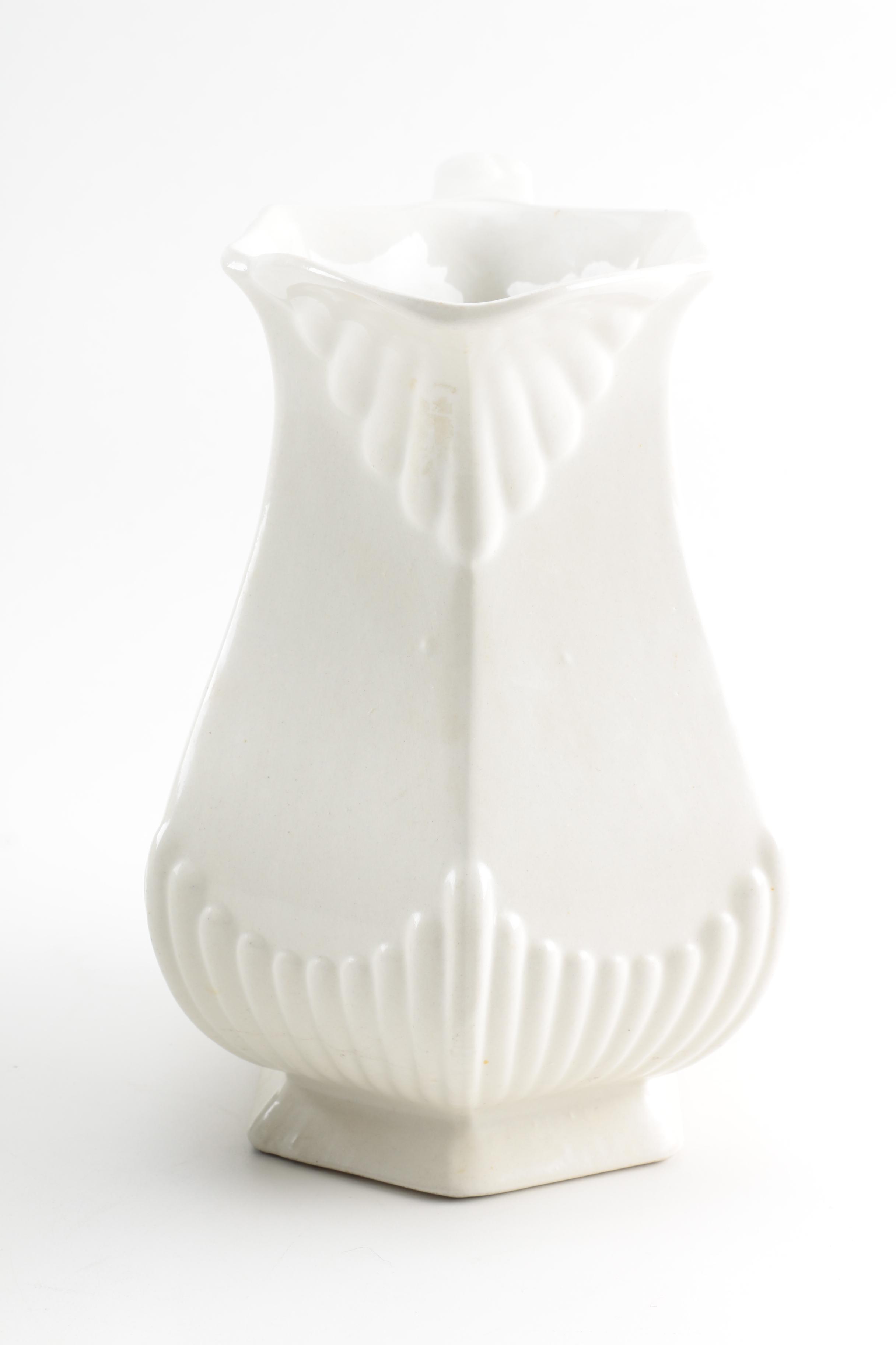 Johnson Bros. Antique Chamber Pot and Adams Ironstone Pitcher